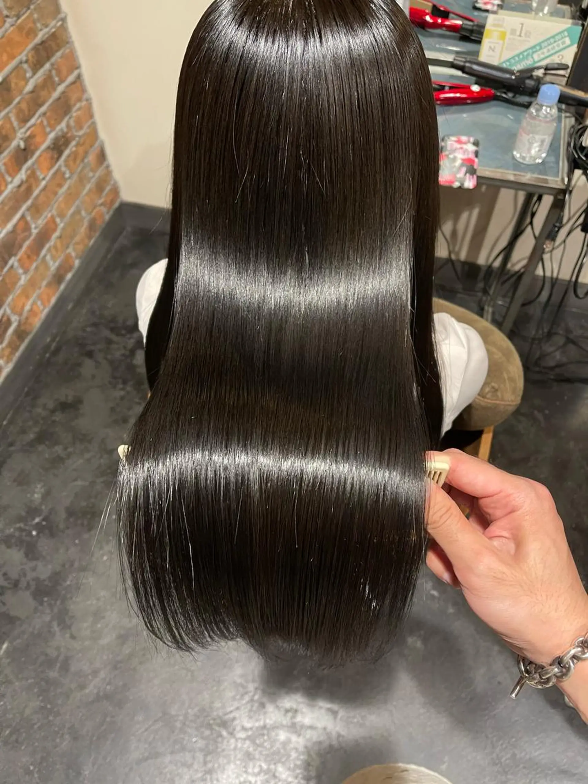 ロング 泉 堅也のヘアスタイル