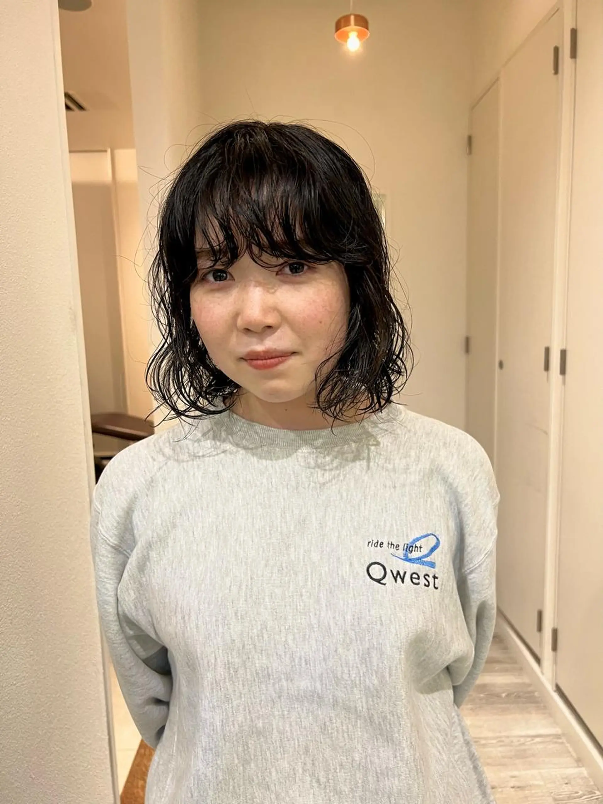 ミディアム パーマ Van family所属・ショート& パーマ　坂本のヘアスタイル