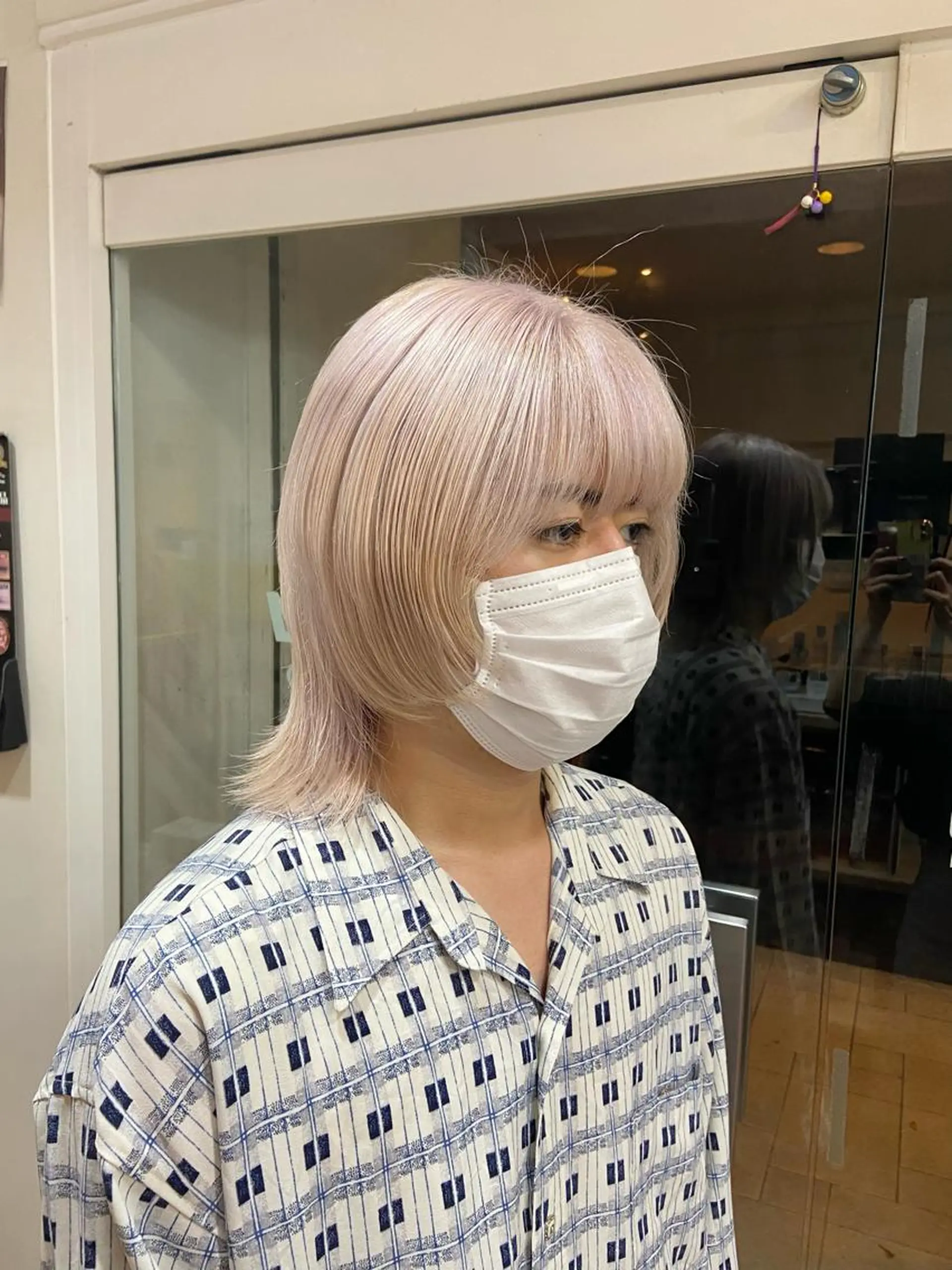 カラー メンズ 髪質改善/ストレート /透明感/西川奈穂のヘアスタイル