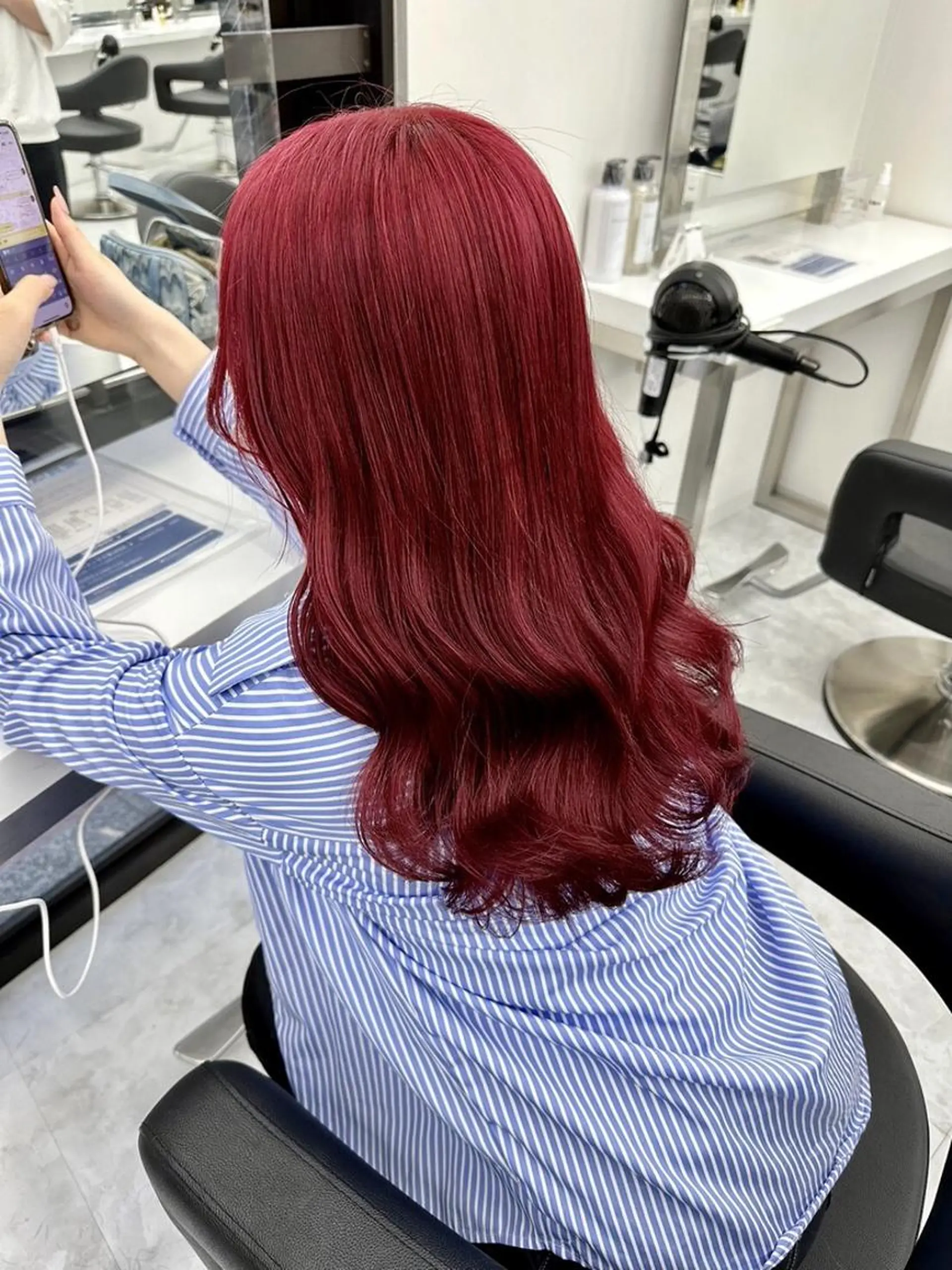 カラー 透明感スタイル 💖ブリーチなしのヘアスタイル