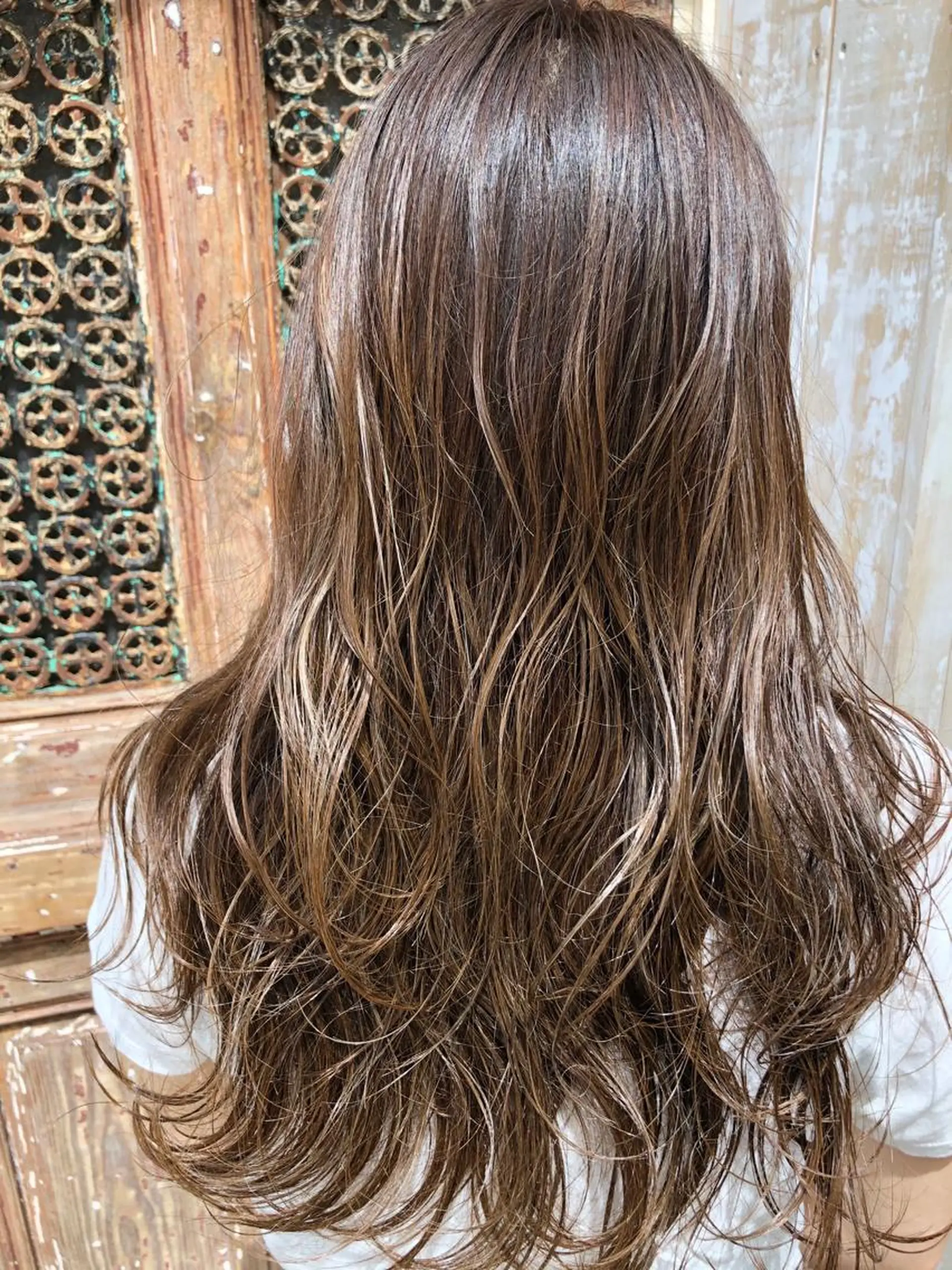 セミロング カラー パーマ ヘアアレンジ ネイル グレージュ カット ヘアカラー トリートメント Sia中野新橋 『JUNYA』のヘアスタイル