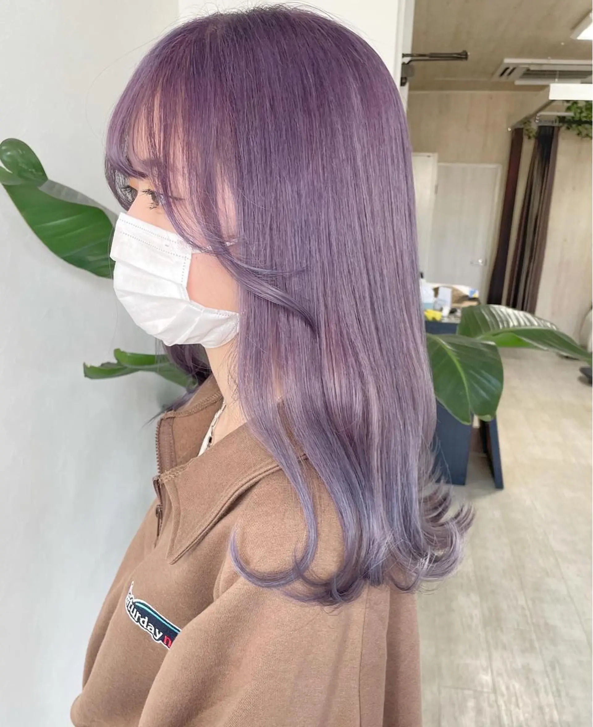 セミロング ヘアカラー force hair所属・🫧富田 苑実🫧のヘアスタイル