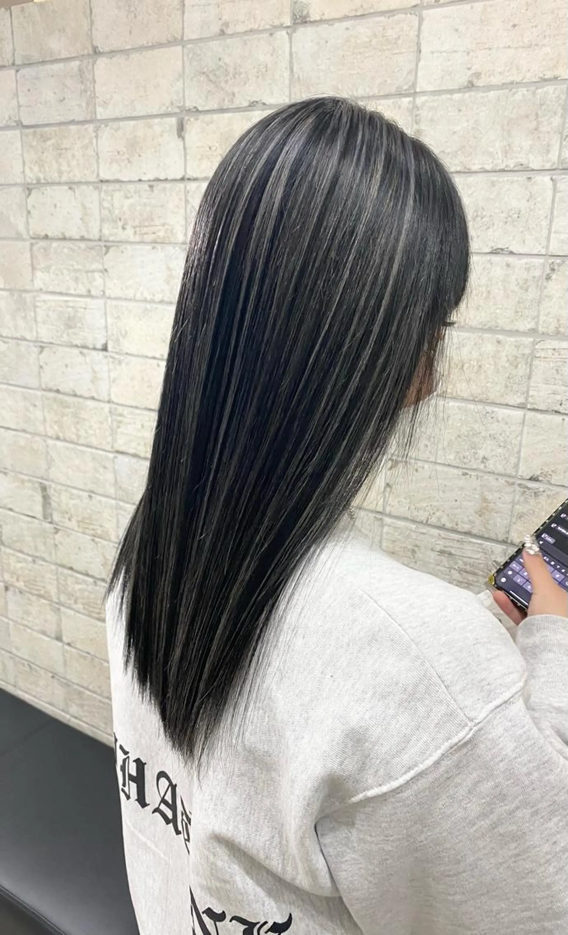 ロング カラー カット ヘアカラー 店長 奈須 雄紀のヘアスタイル