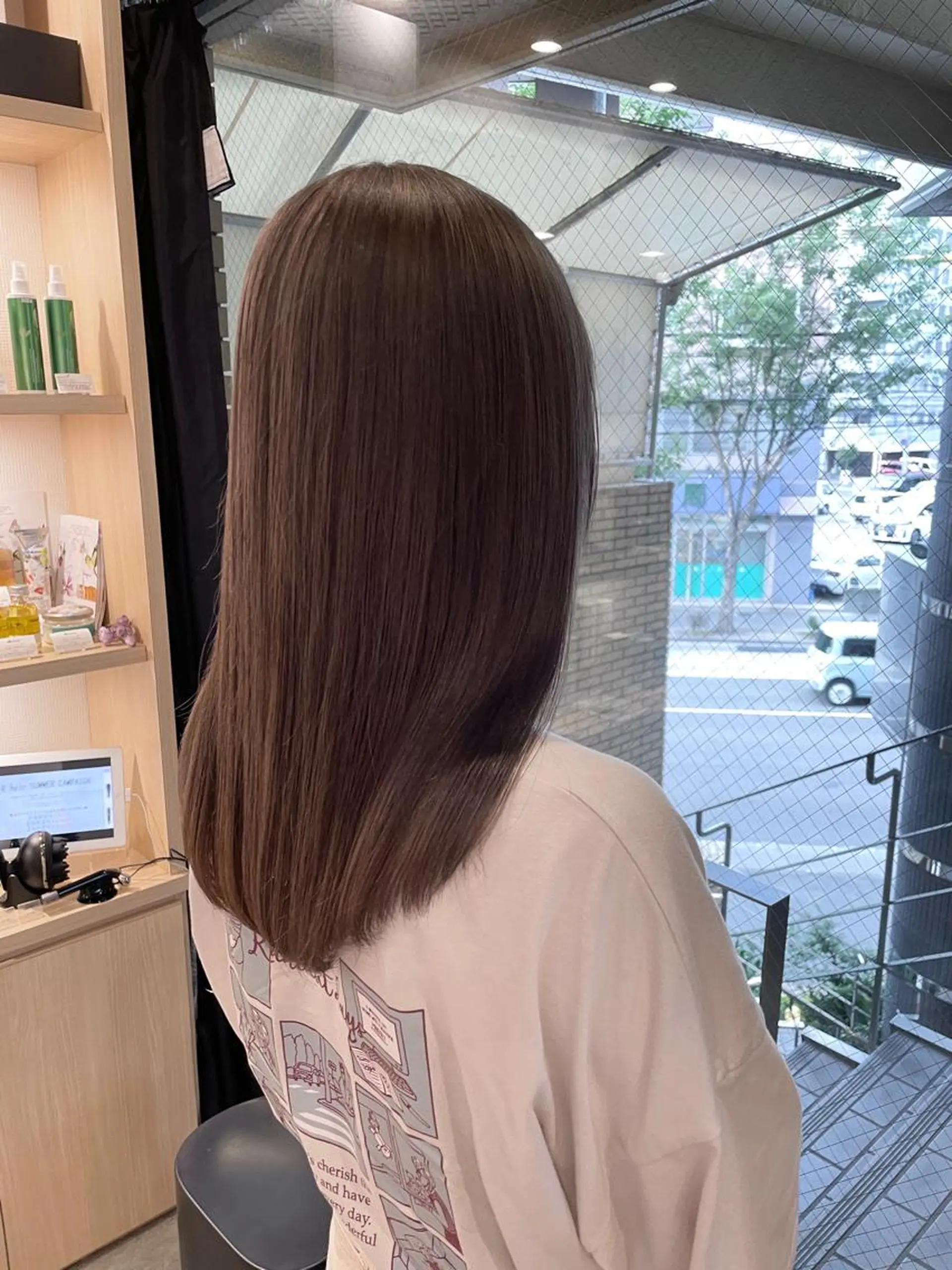 ロング カラー グレージュ ヘアカラー トリートメント 城　健太郎 💎ハイトーンのヘアスタイル