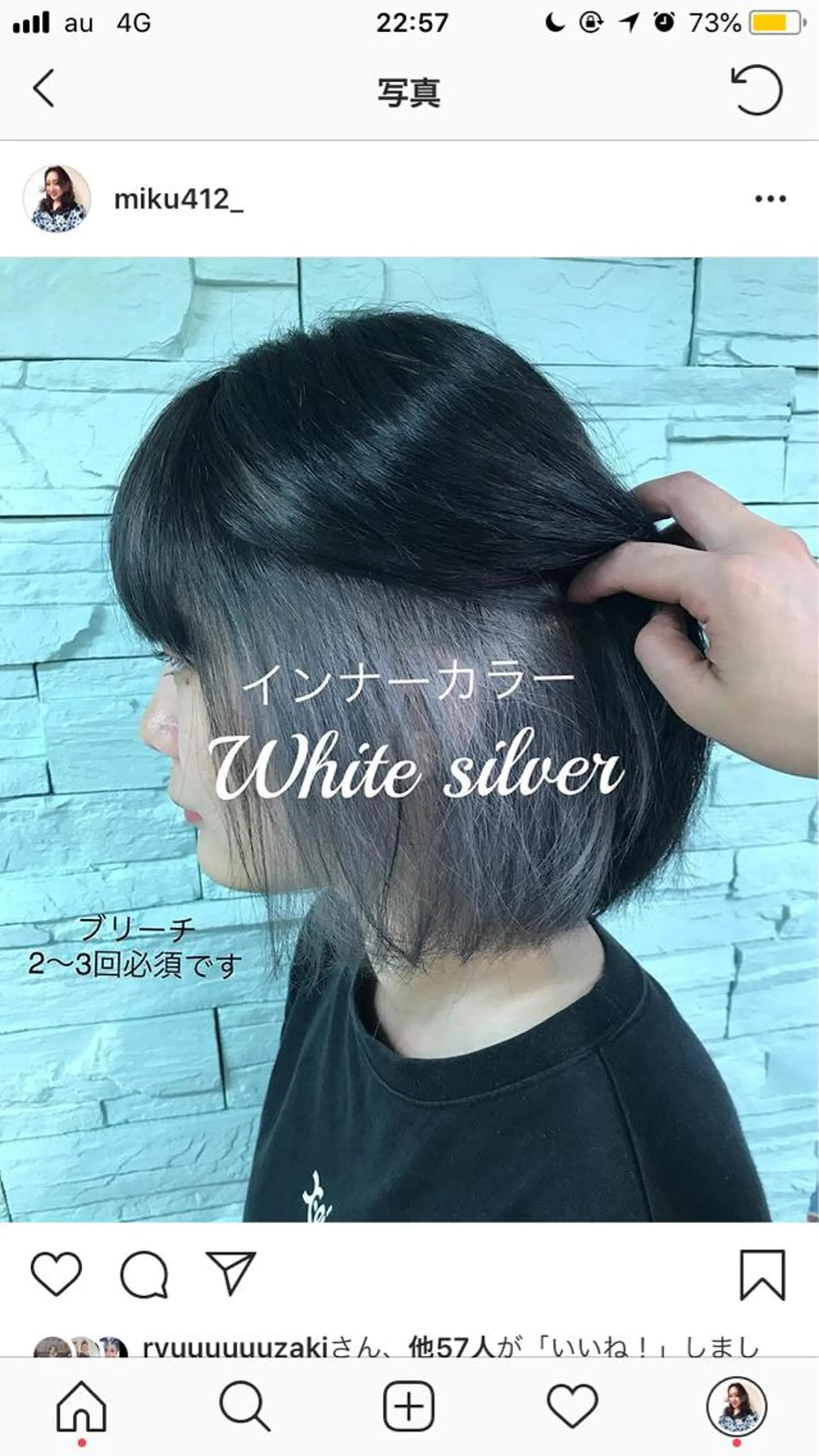 カラー Miku 🇺🇸のヘアスタイル