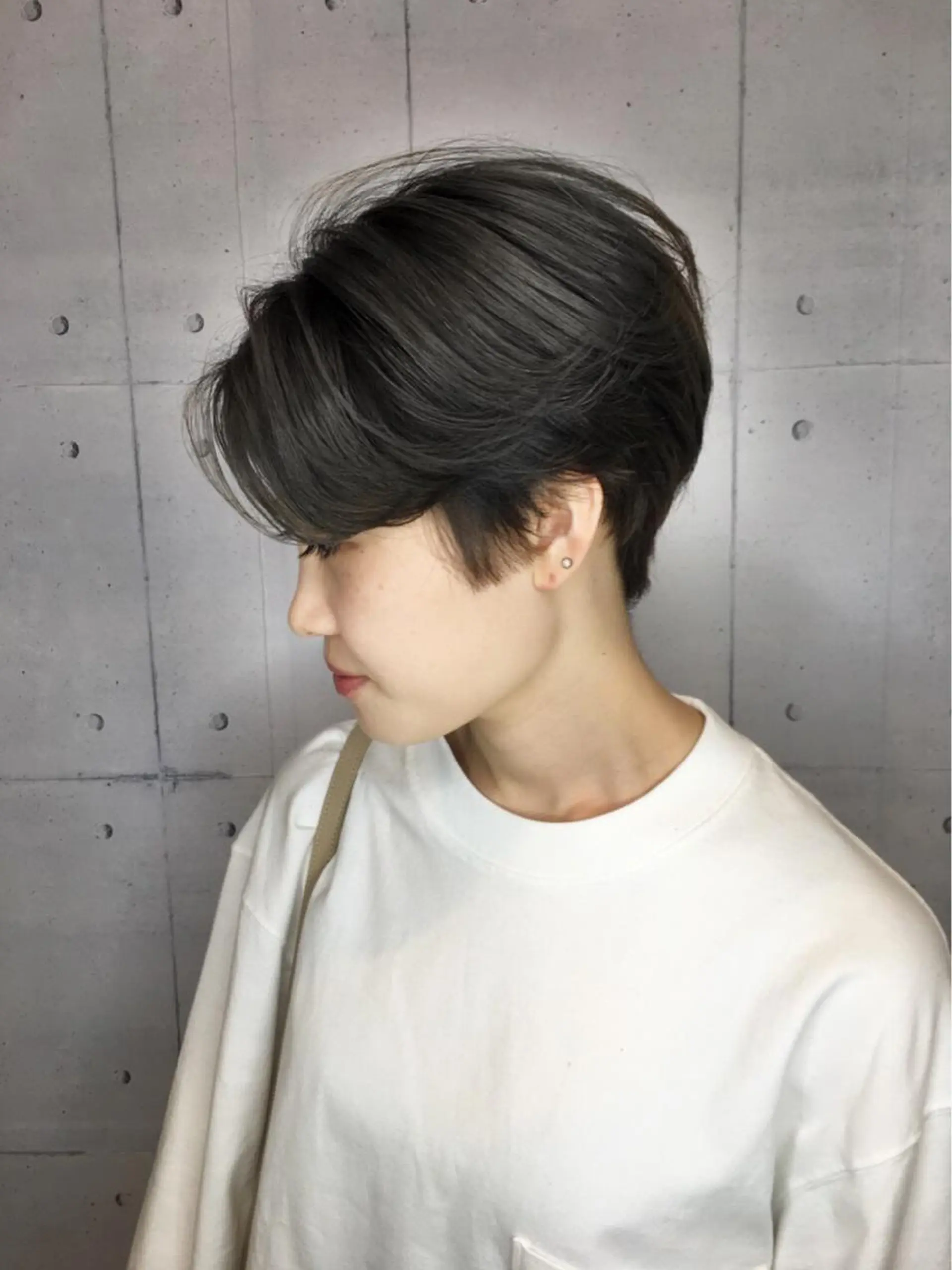 ショート カラー 韓・中華美女ヘア 🇰🇷×🇨🇳のヘアスタイル