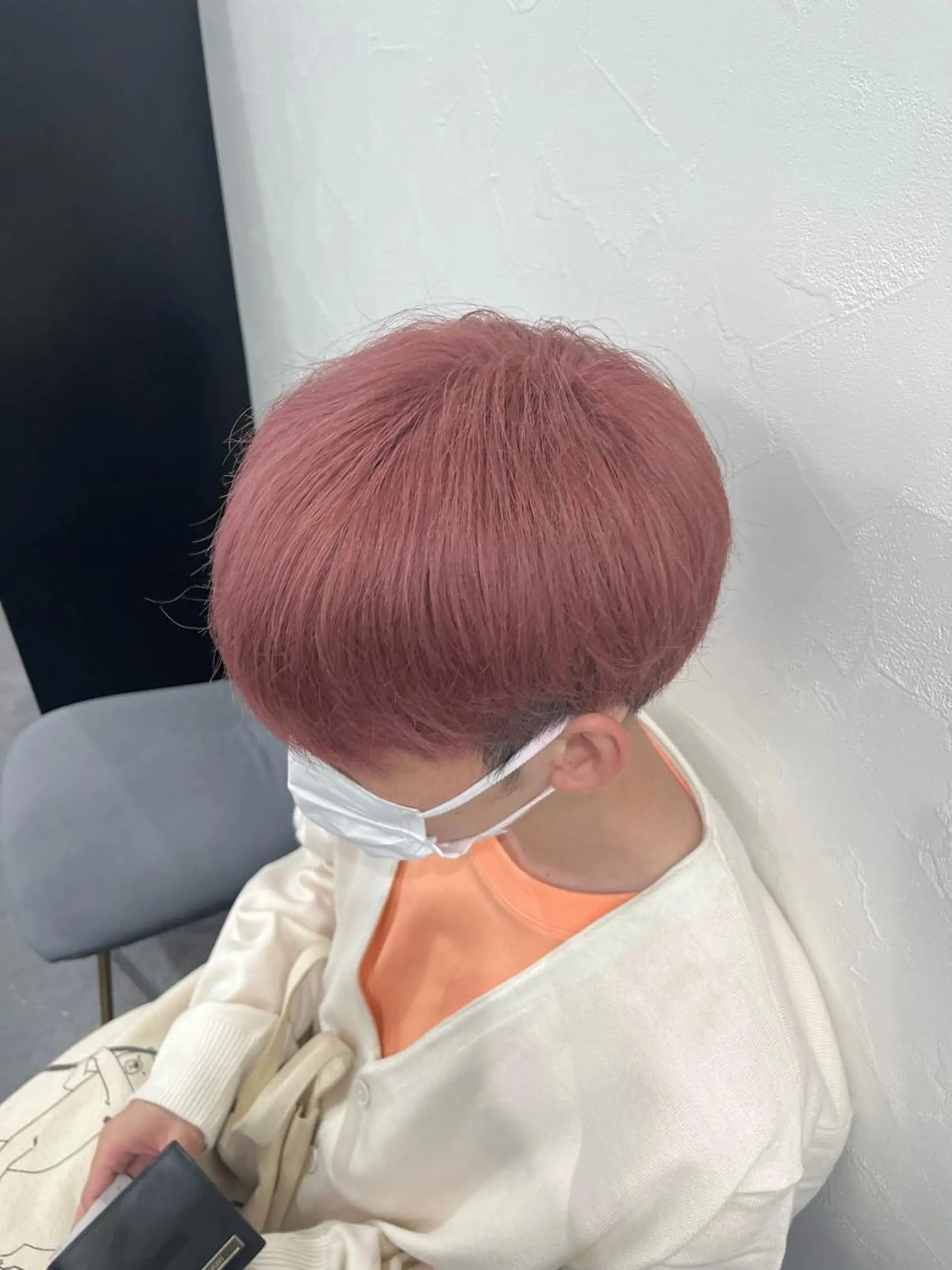 ショート カラー 韓国ヘア🖤/透明感 shihoのヘアスタイル