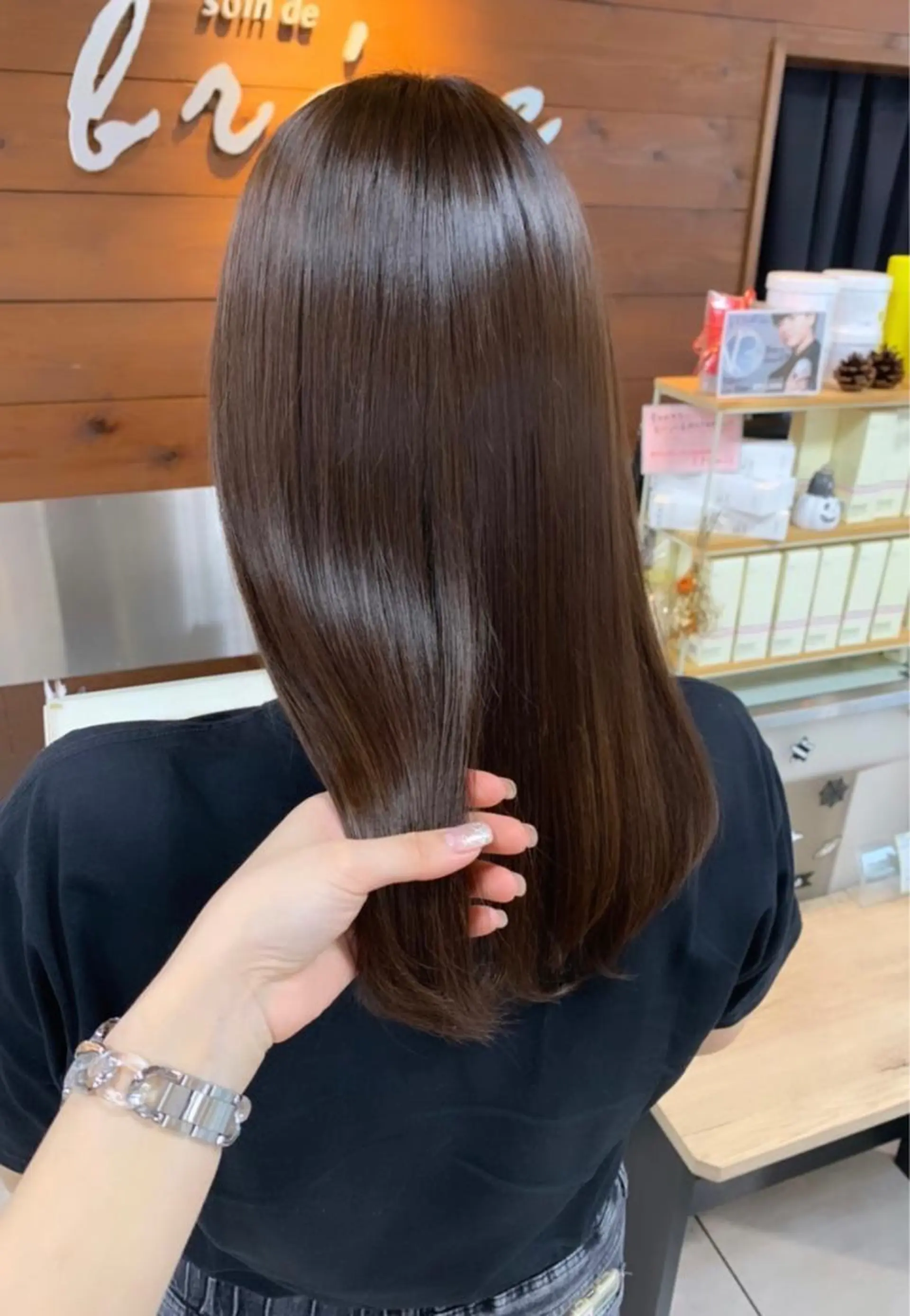 ミディアム ヘアカラー 🫧艶髪カラー🫧 森本くるみのヘアスタイル