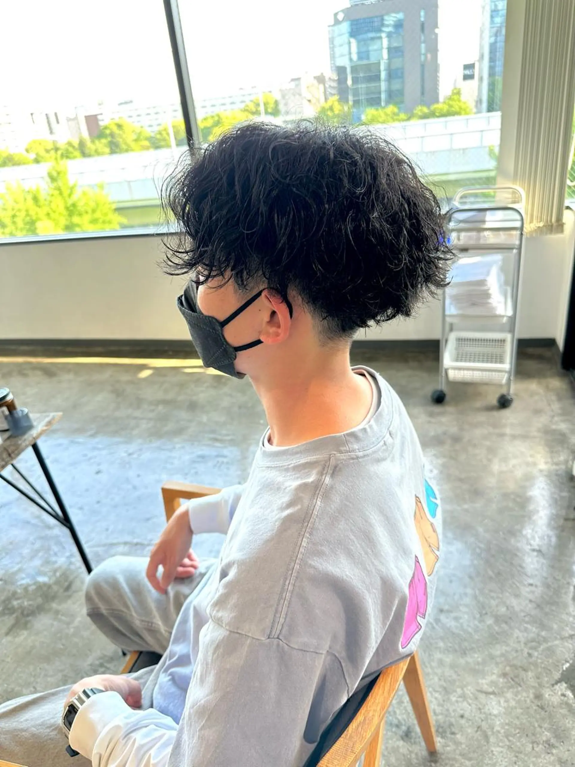 メンズ メンズパーマ 波巻きパーマ 骨格補正施術/メンズ 専門美容師/YUYAのヘアスタイル