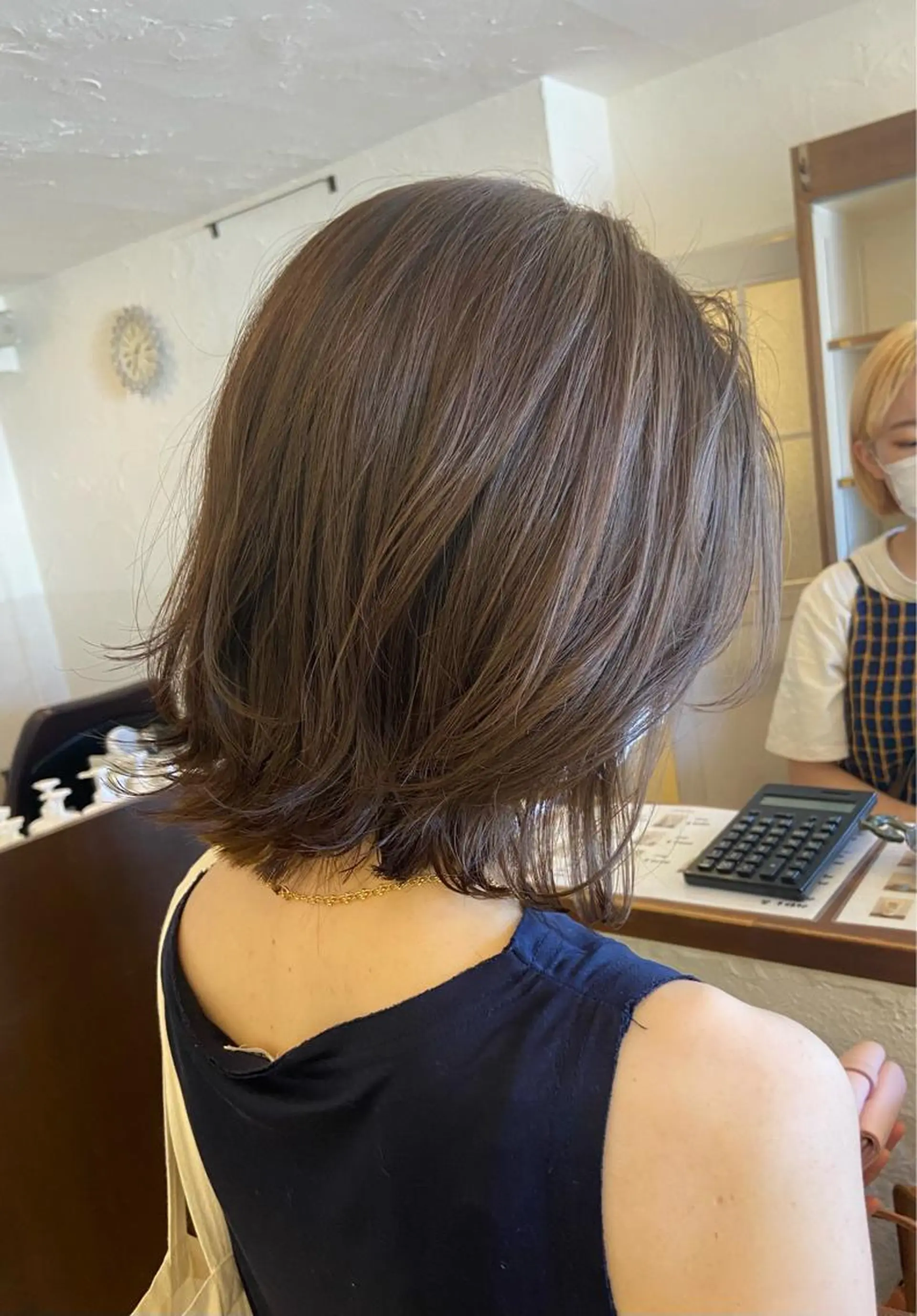 ミディアム ボブレイヤー ボブ レイヤーカット Hair Musee   柱店所属・topstylist 吉住 早織のヘアスタイル