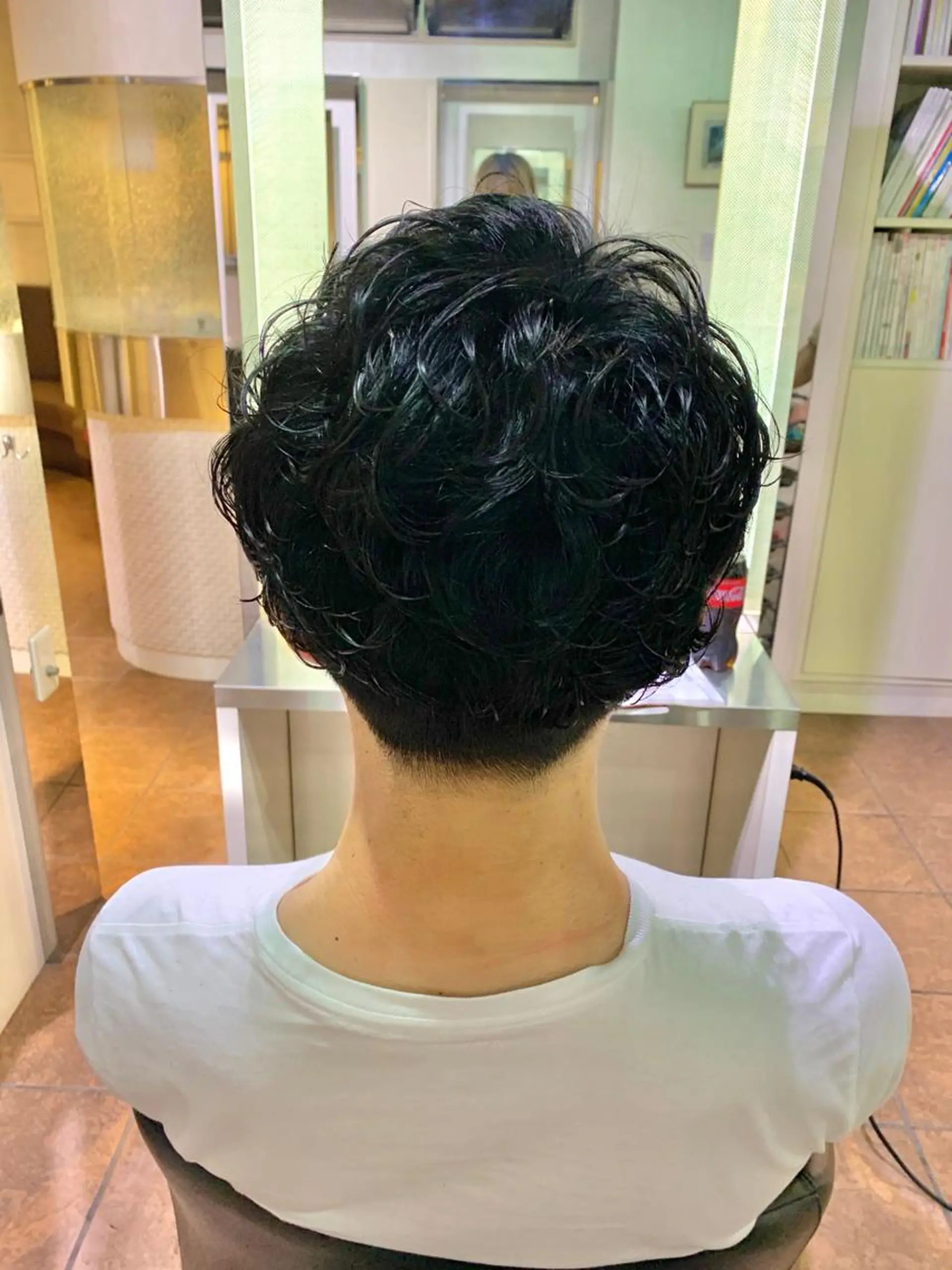 パーマ メンズ unico.所属・韓国ヘア/暖色カラー 新美多英のヘアスタイル