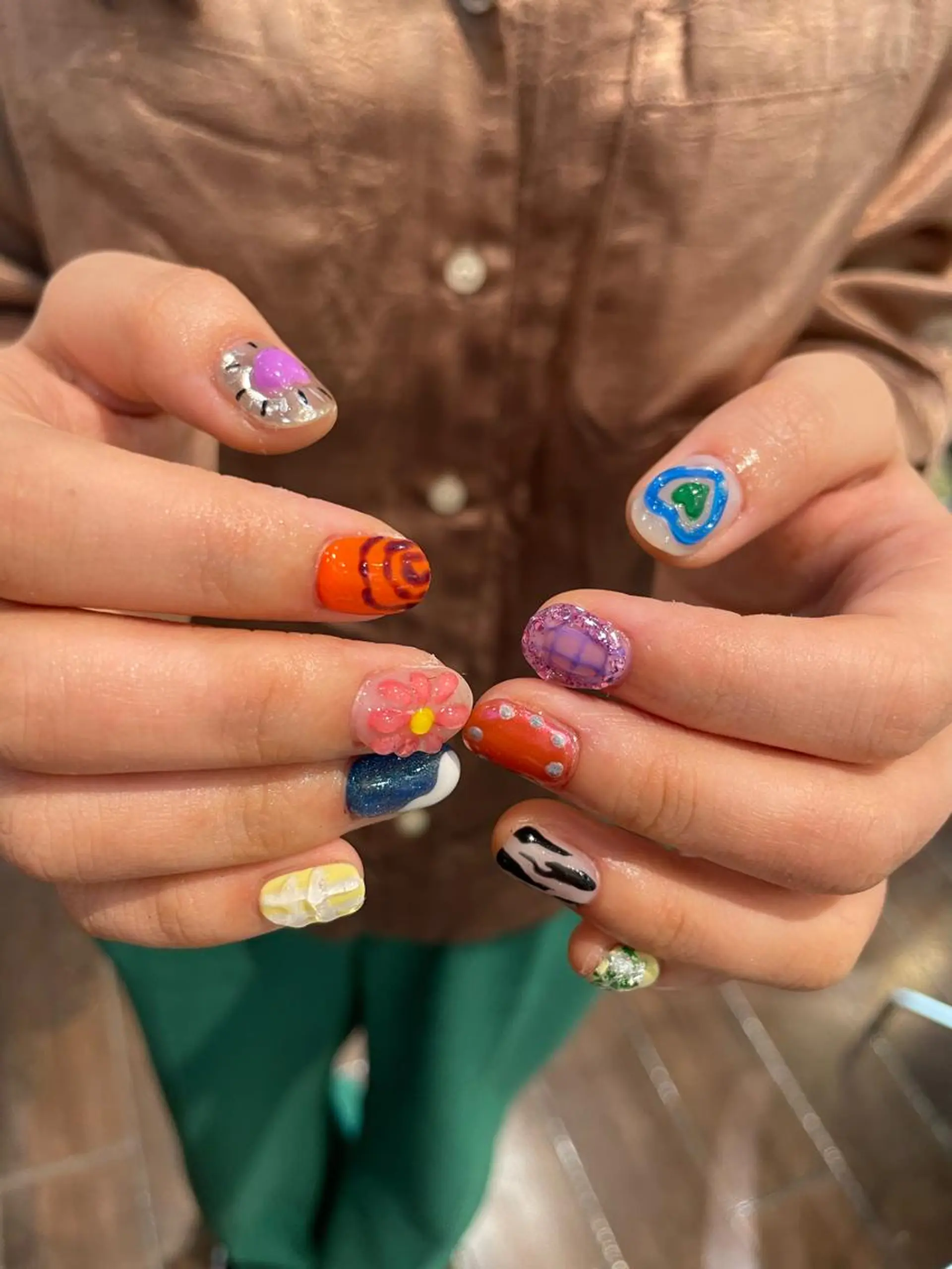 ネイル 個性派ネイル 🌼 ハルカ ♡のマツエク・マツパデザイン