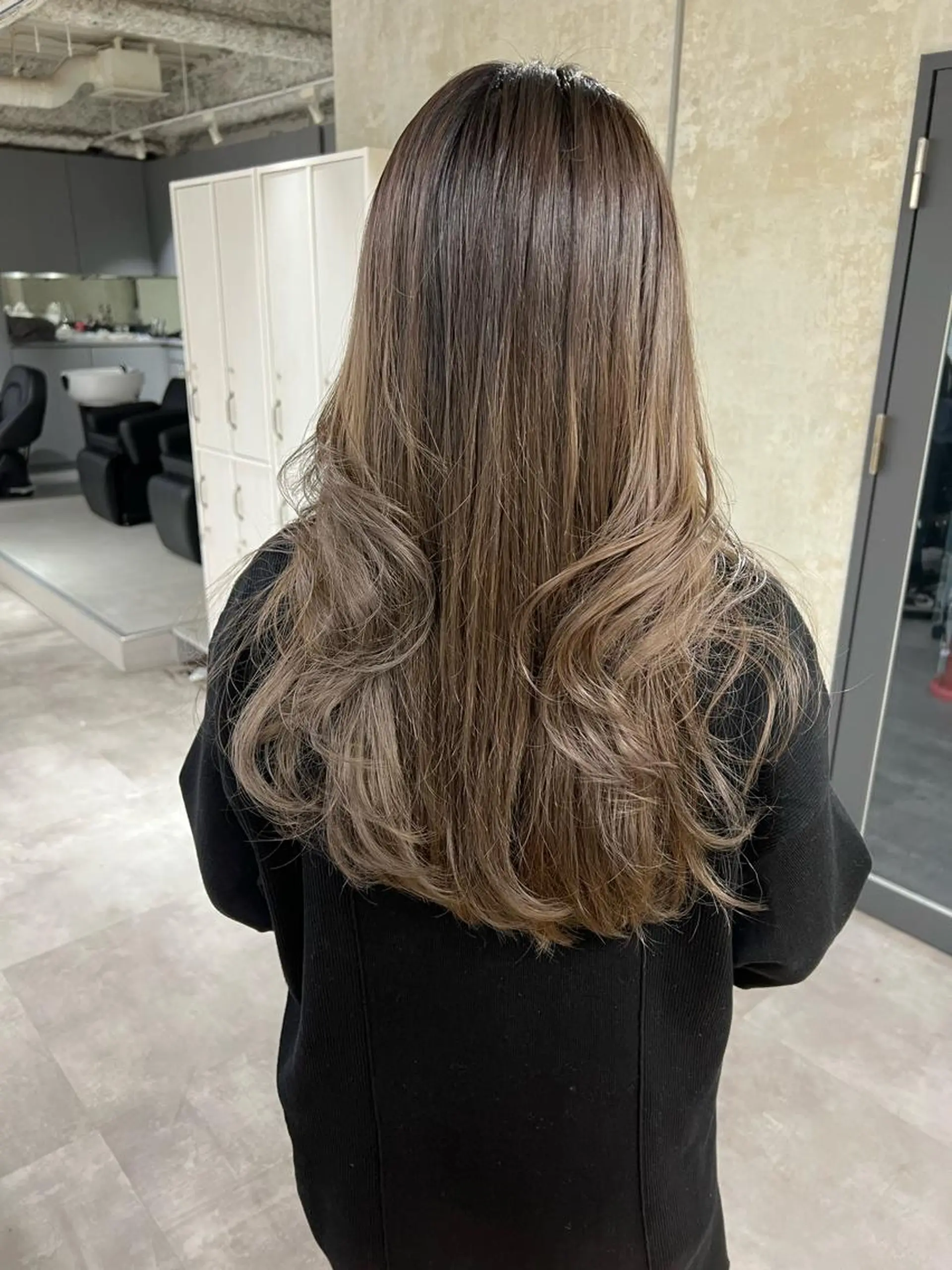 ロング カット ヘアカラー トリートメント ルーチェヘアー 北摂エリアNo.1のヘアスタイル