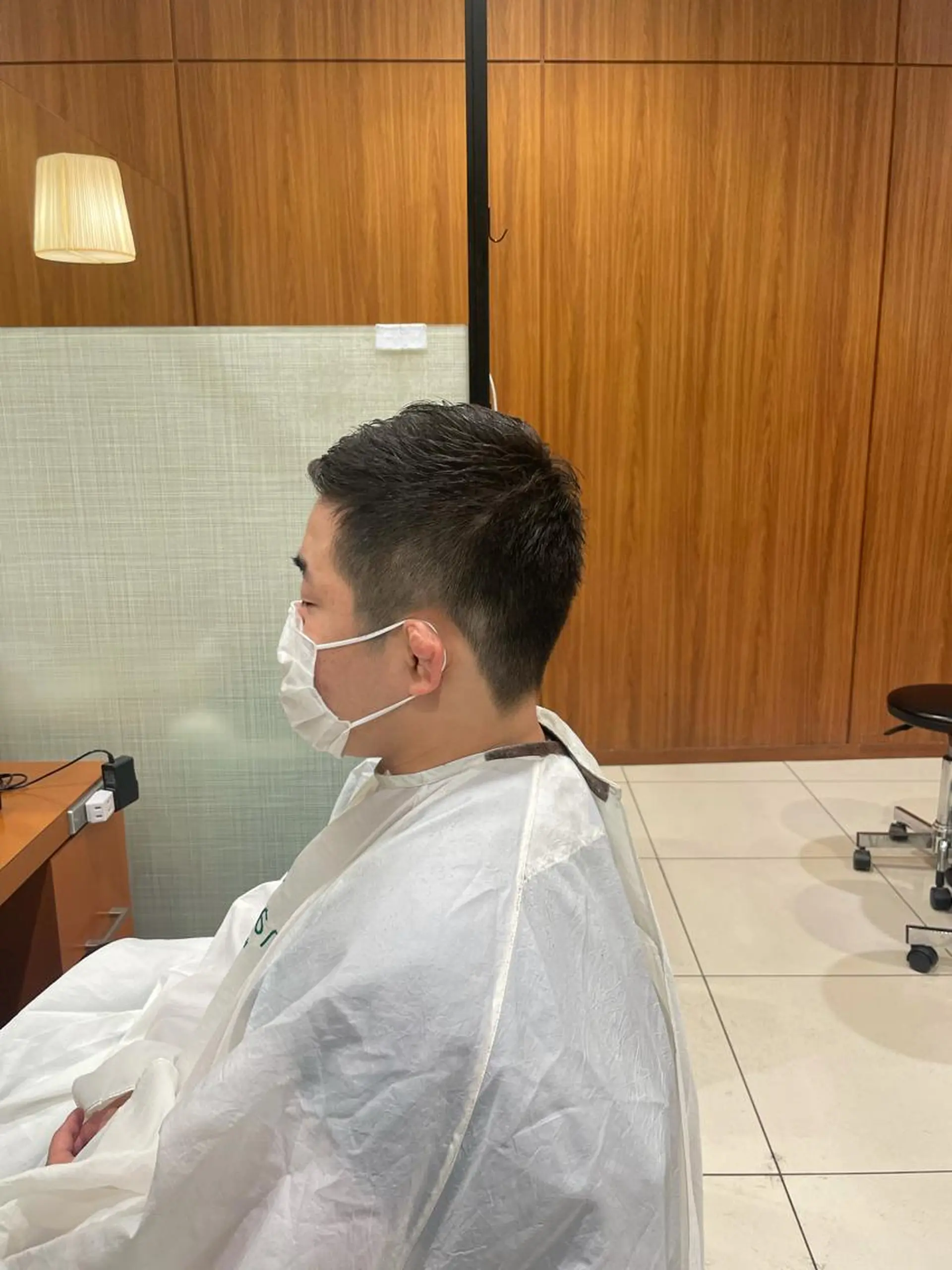 ショート メンズ 髙田 千華 髪質改善ストレートのヘアスタイル