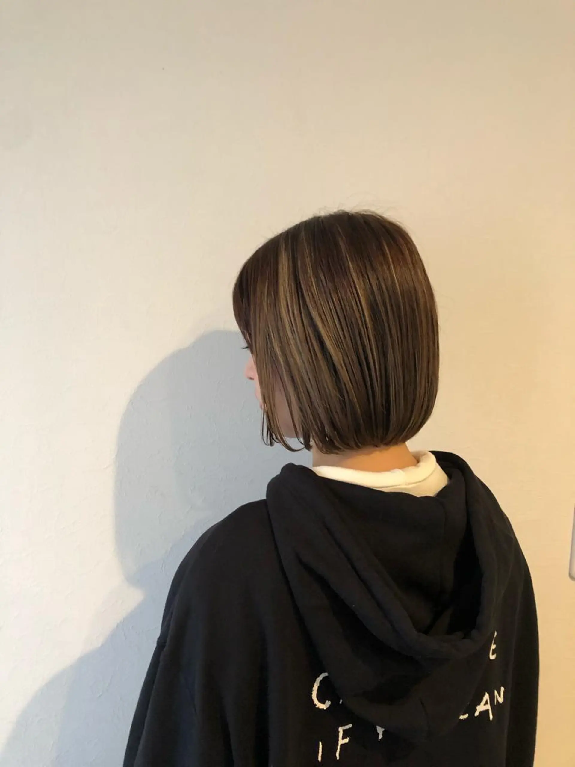 ミディアム 岡 大斗のヘアスタイル