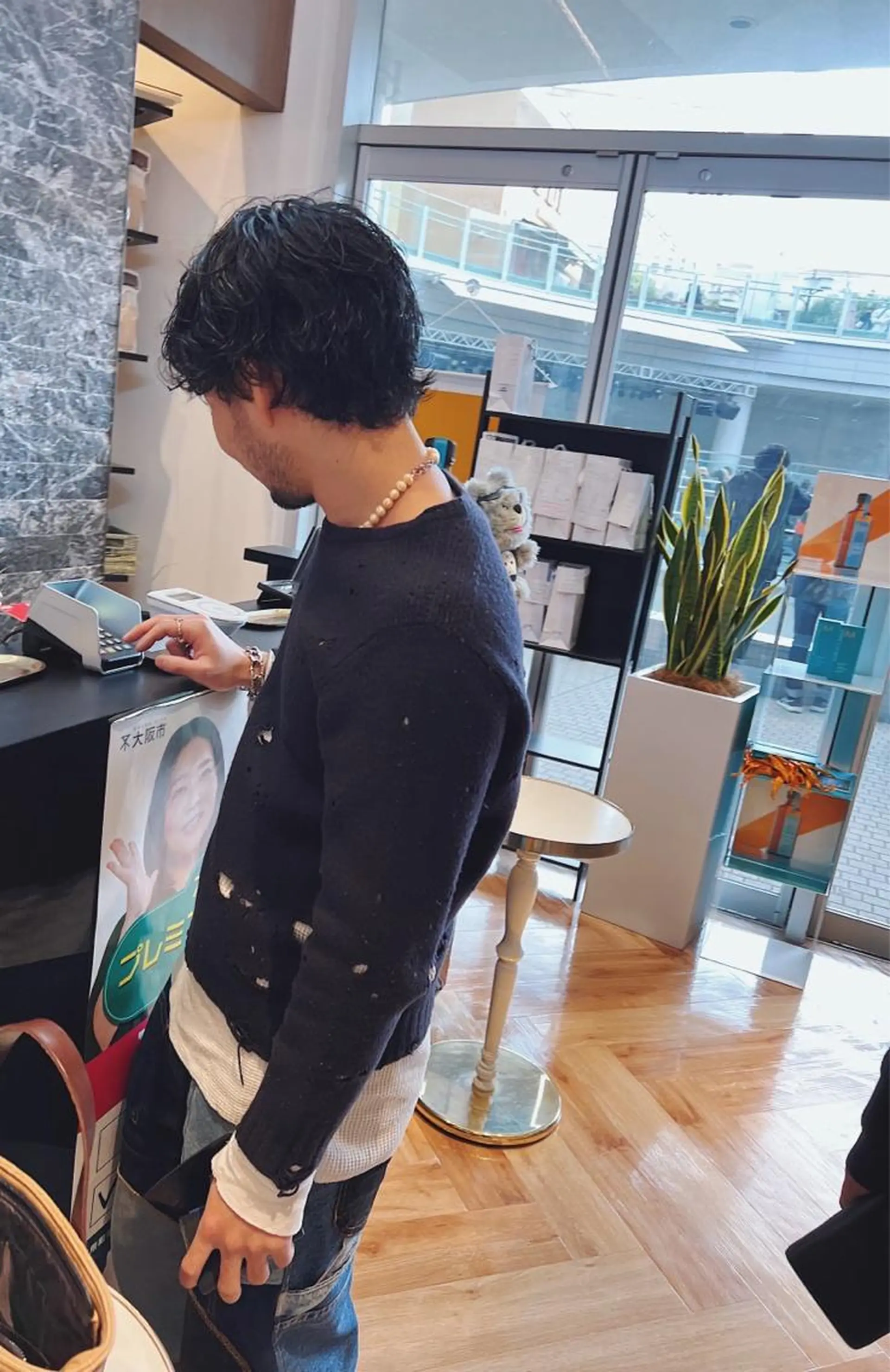 ショート パーマ ヘッドスパ k-twoたき✨艶感 カラー／美髪矯正のヘアスタイル