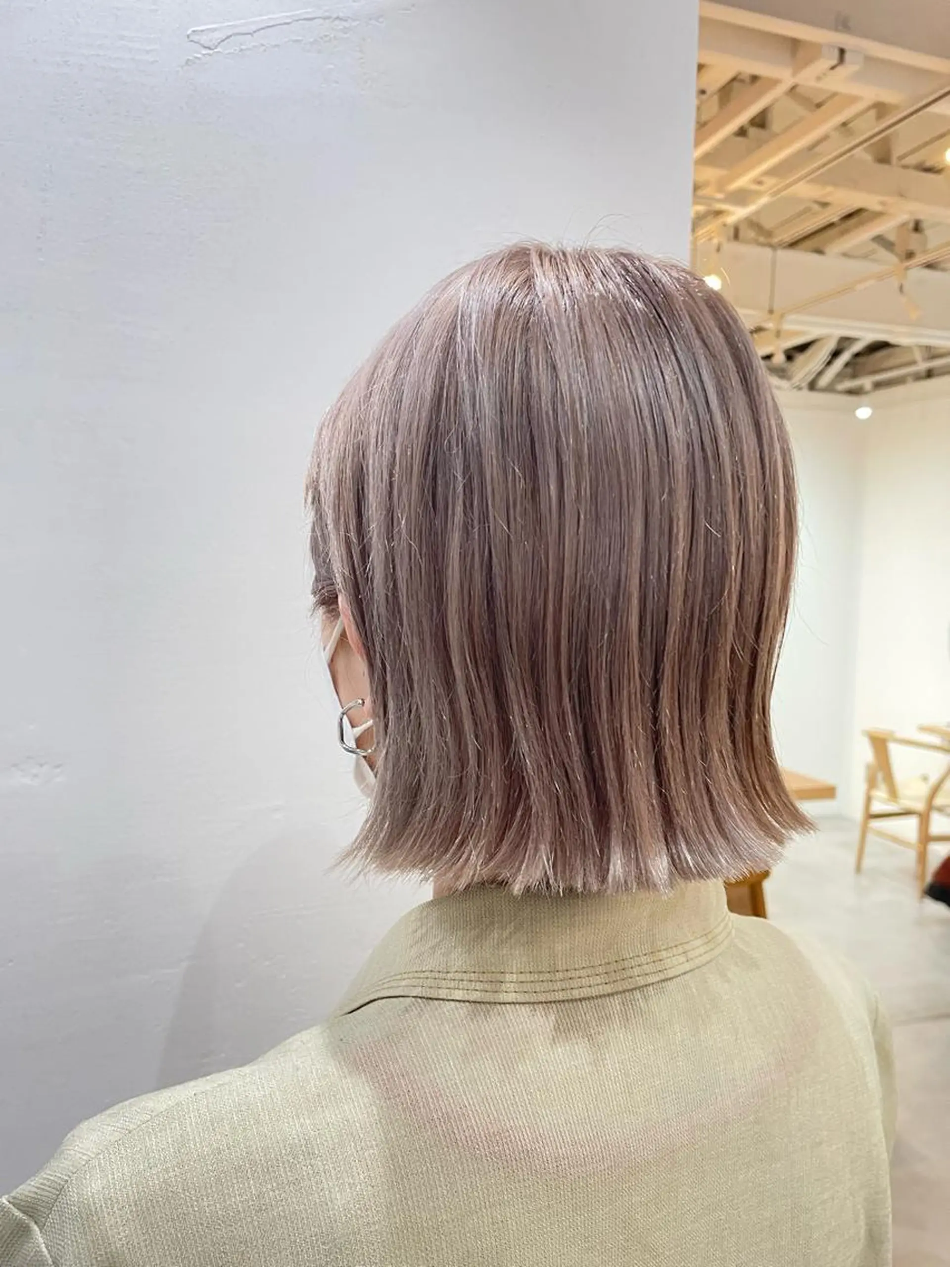 ショート ボブ カット ヘアカラー トリートメント Hayashi Shioriのヘアスタイル