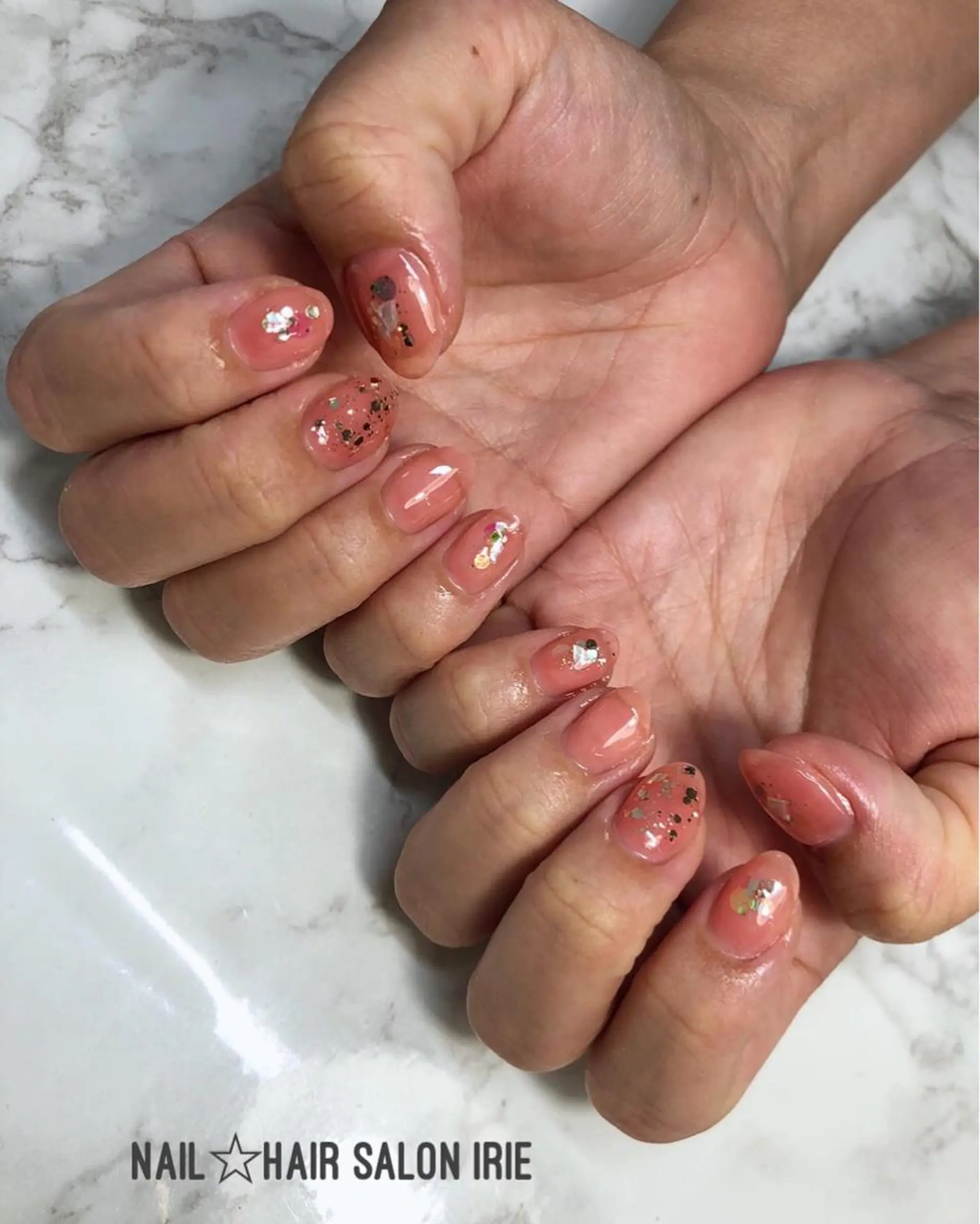 ネイル ハンドネイル Hair salon Irie所属・與儀 知佳のネイルデザイン