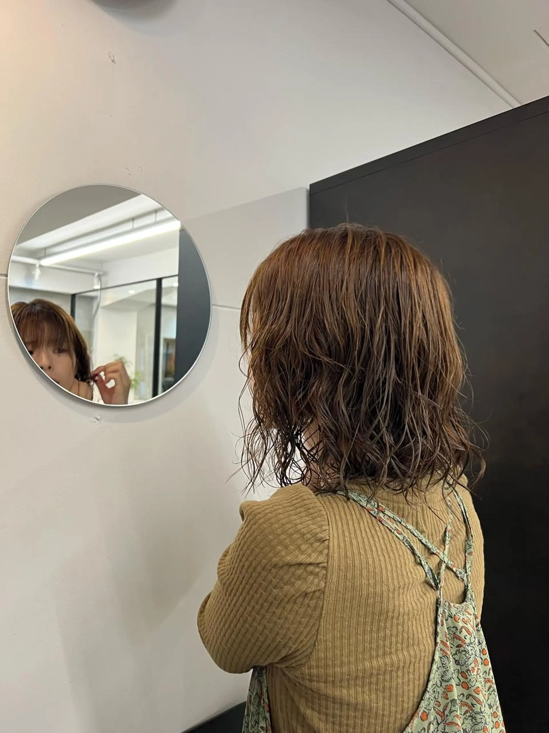 ミディアム カット パーマ INORI /フェイスレイヤーのヘアスタイル