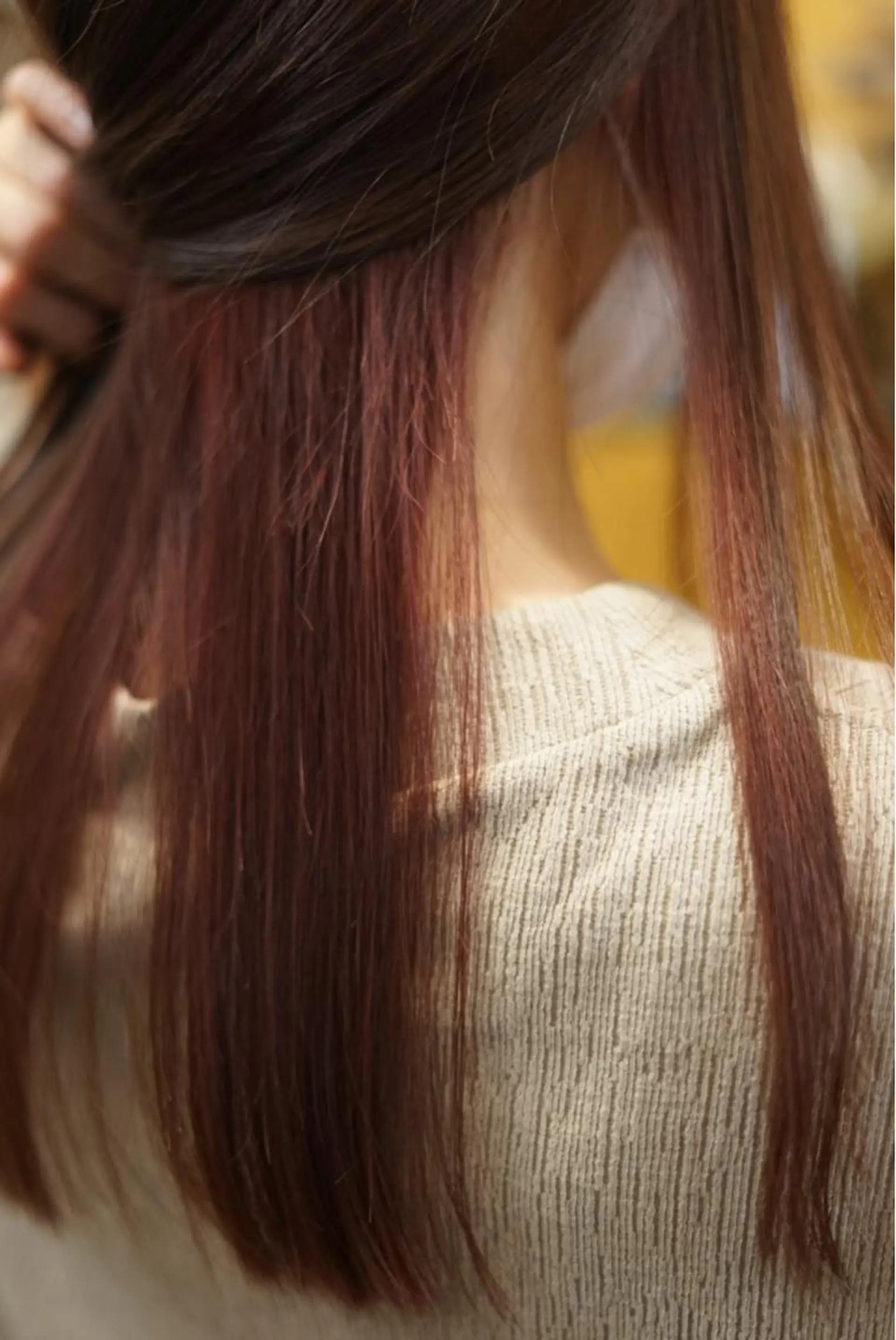 カラー レッドカラー アジアエス所属・谷山清和 ゆうやのヘアスタイル