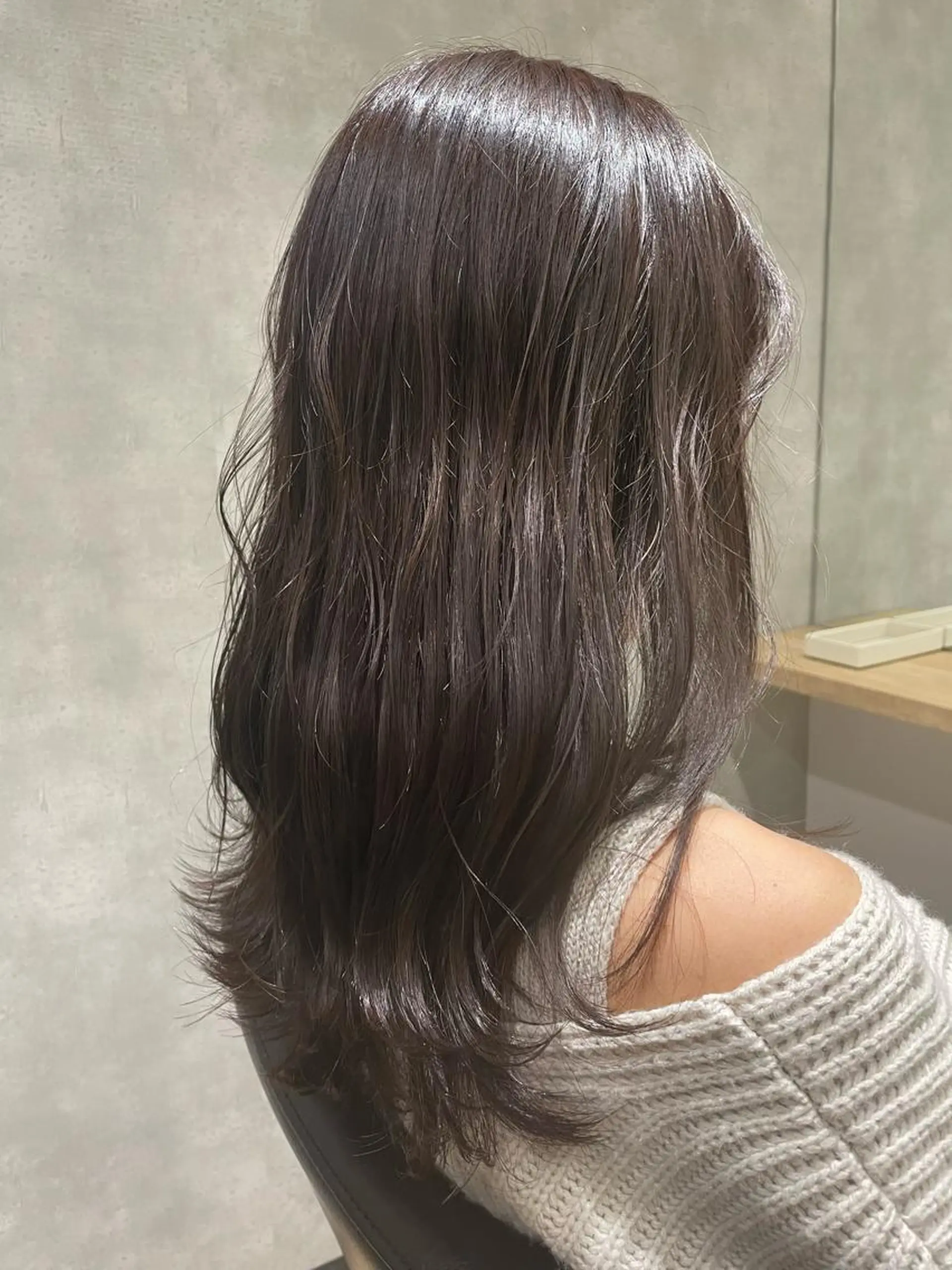 ロング カラー エンドウ　ミノリ🤎 /半個室/レイヤーのヘアスタイル