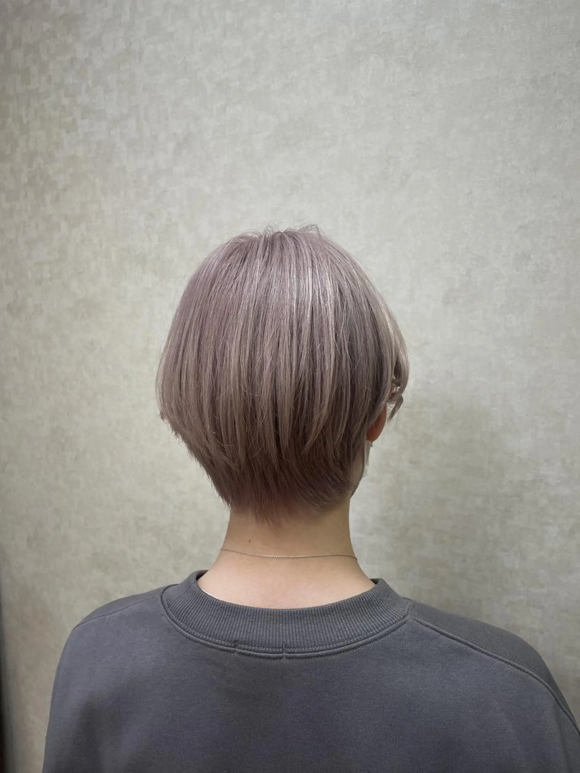 ショート ヘアカラー トリートメント N＋所属・前田 菜奈子のヘアスタイル