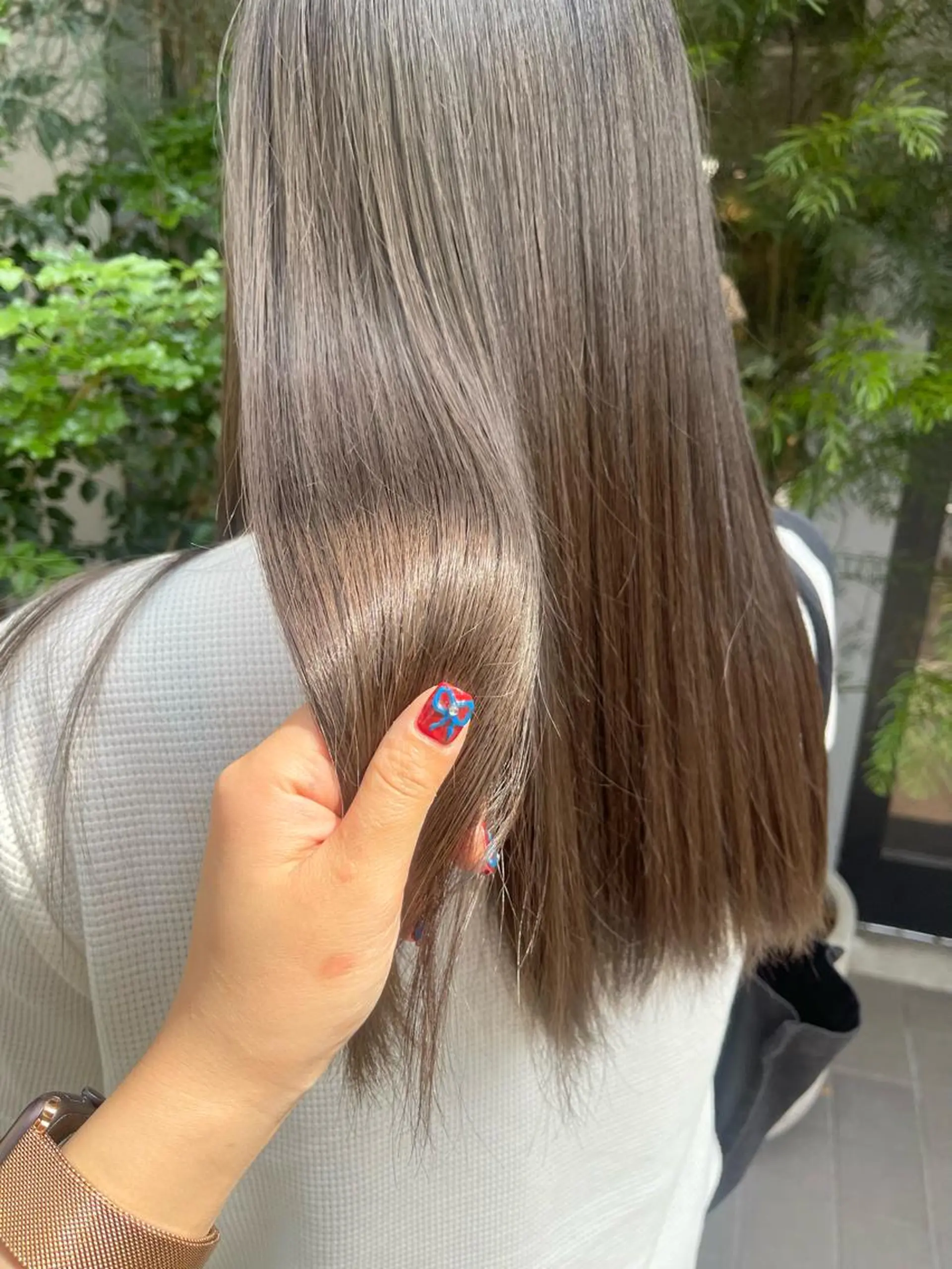 ロング ヘアカラー ano @anomukuiのヘアスタイル