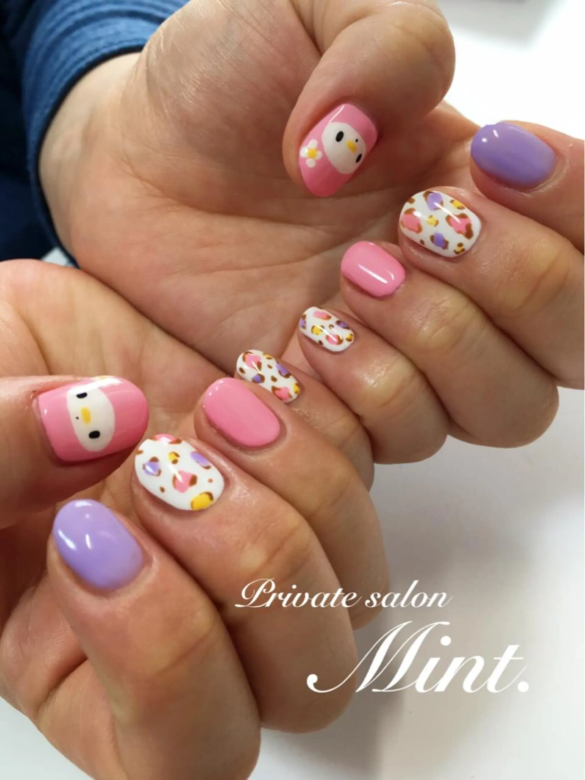 ショート ネイル アートネイル ジェルネイル ハンドネイル Mint. nailのネイルデザイン