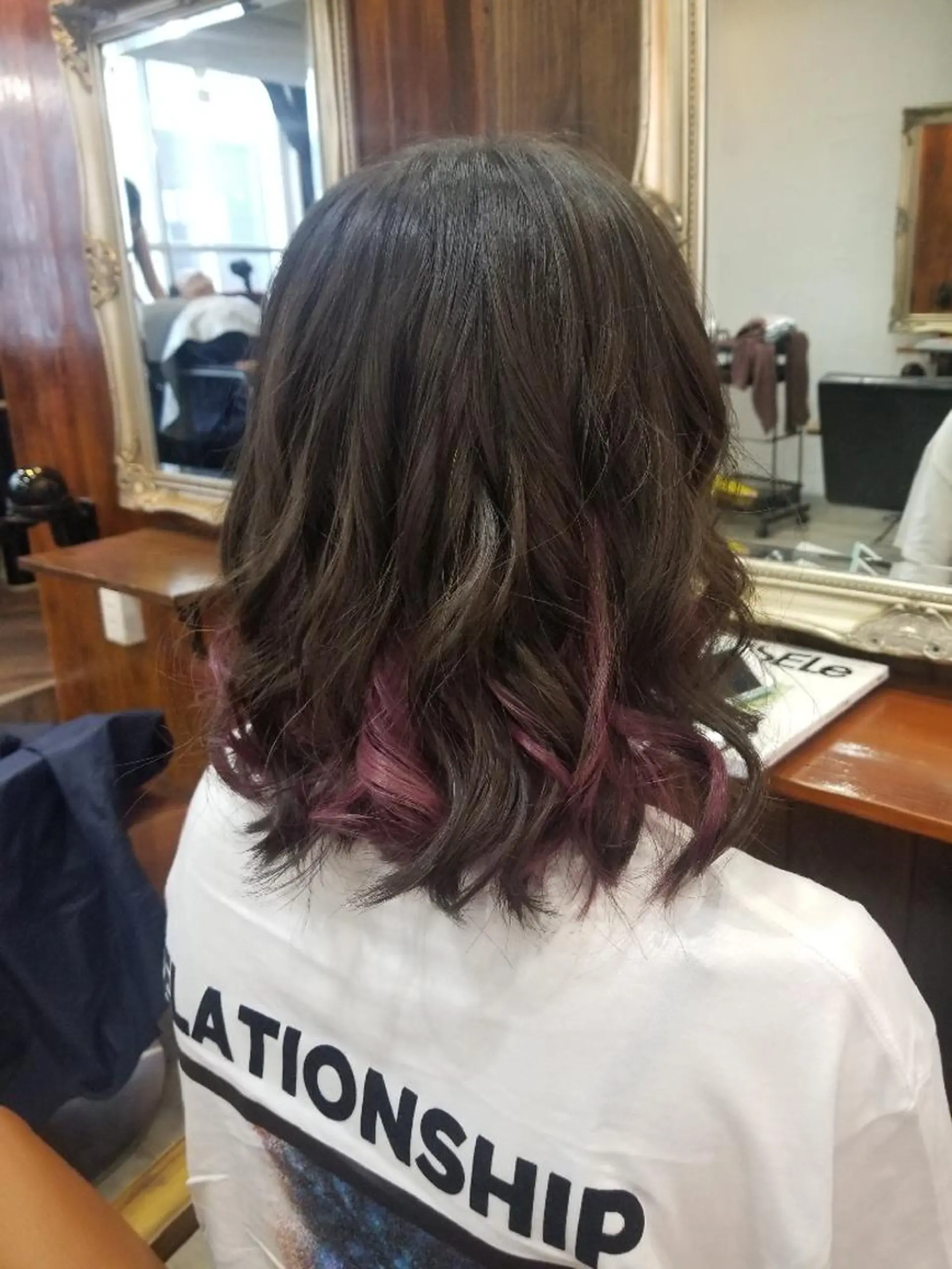 ミディアム カラー ヘアカラー bathair  所属・bathair 持田侑祐のヘアスタイル