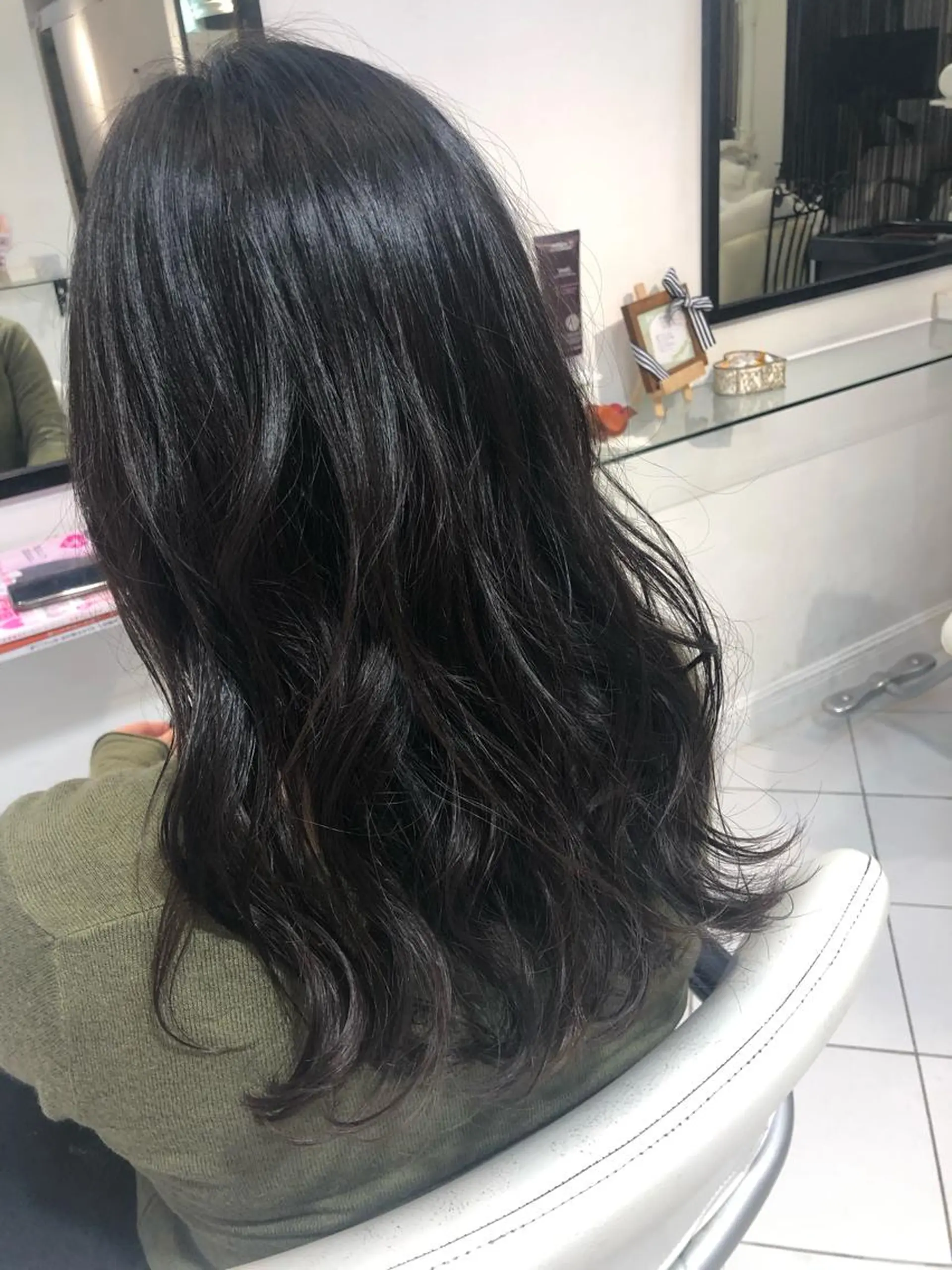 ロング カラー パーマ ✨韓国風カット/艶髪 カラー✨yumeのヘアスタイル