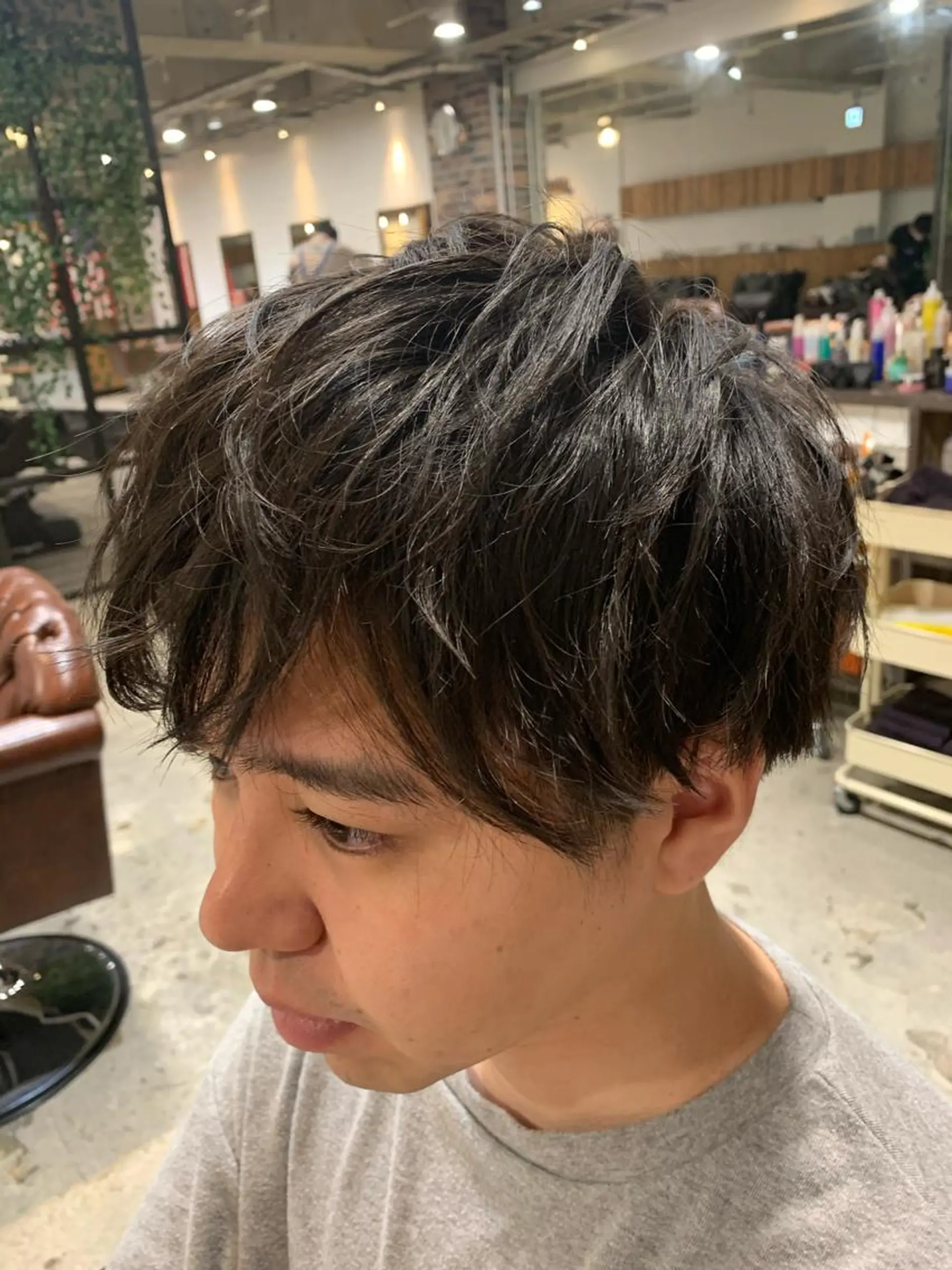 ショート メンズ ショート🌼パーマ 本間正子のヘアスタイル