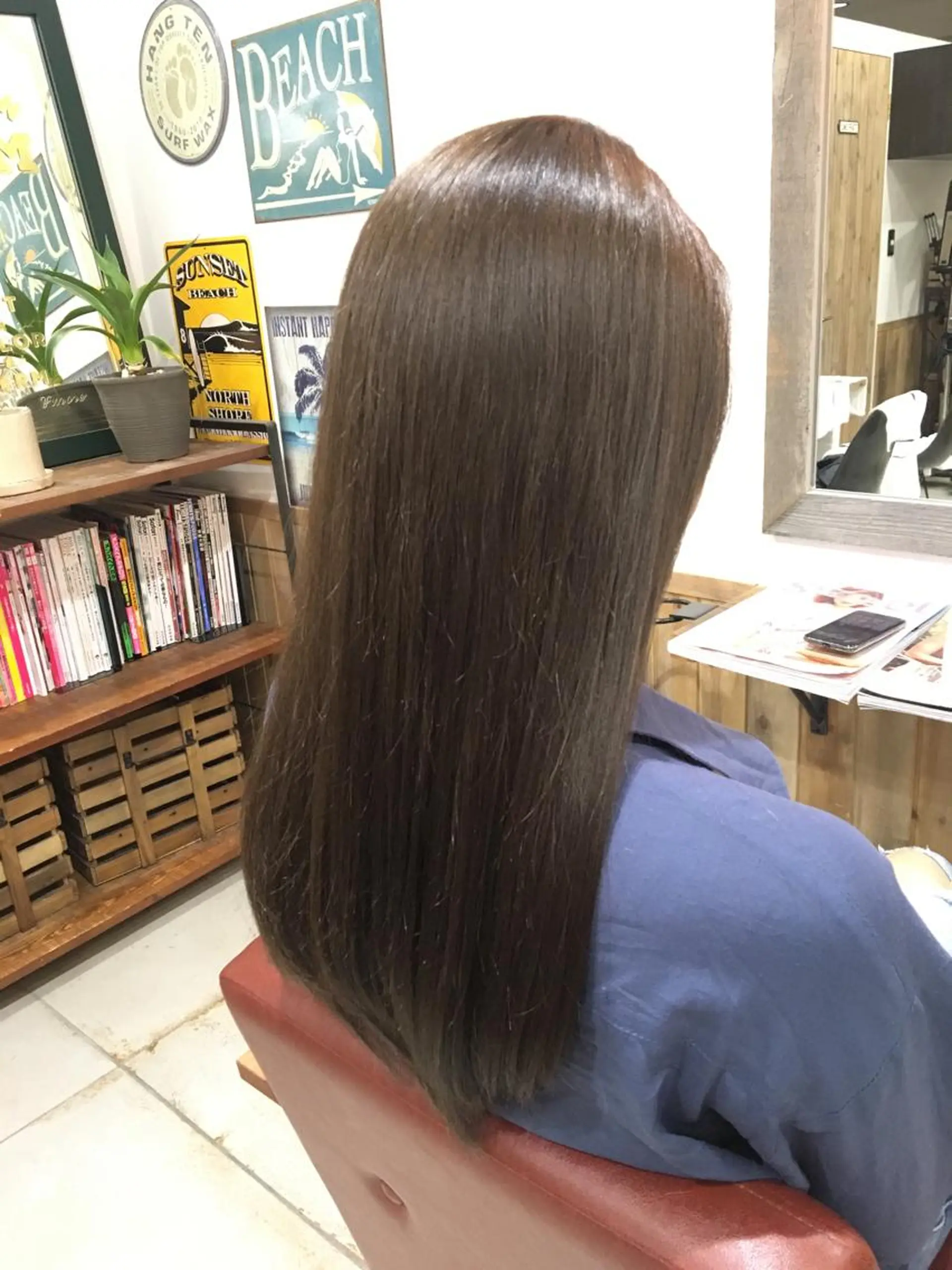 ロング カラー グレージュ Oasis所属・🦋Oasis RINA 🦋のヘアスタイル