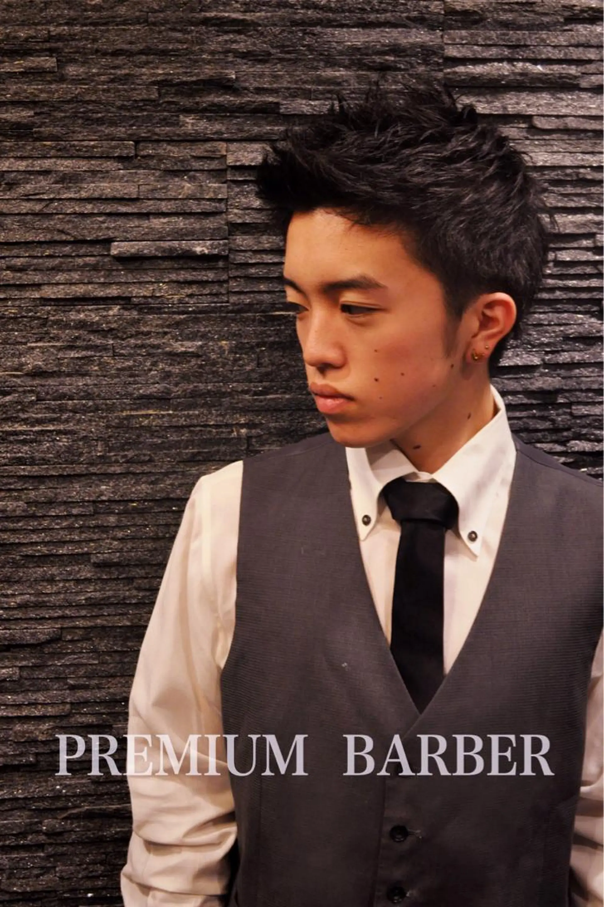 ショート ミディアム パーマ メンズ 山田 香菜のヘアスタイル