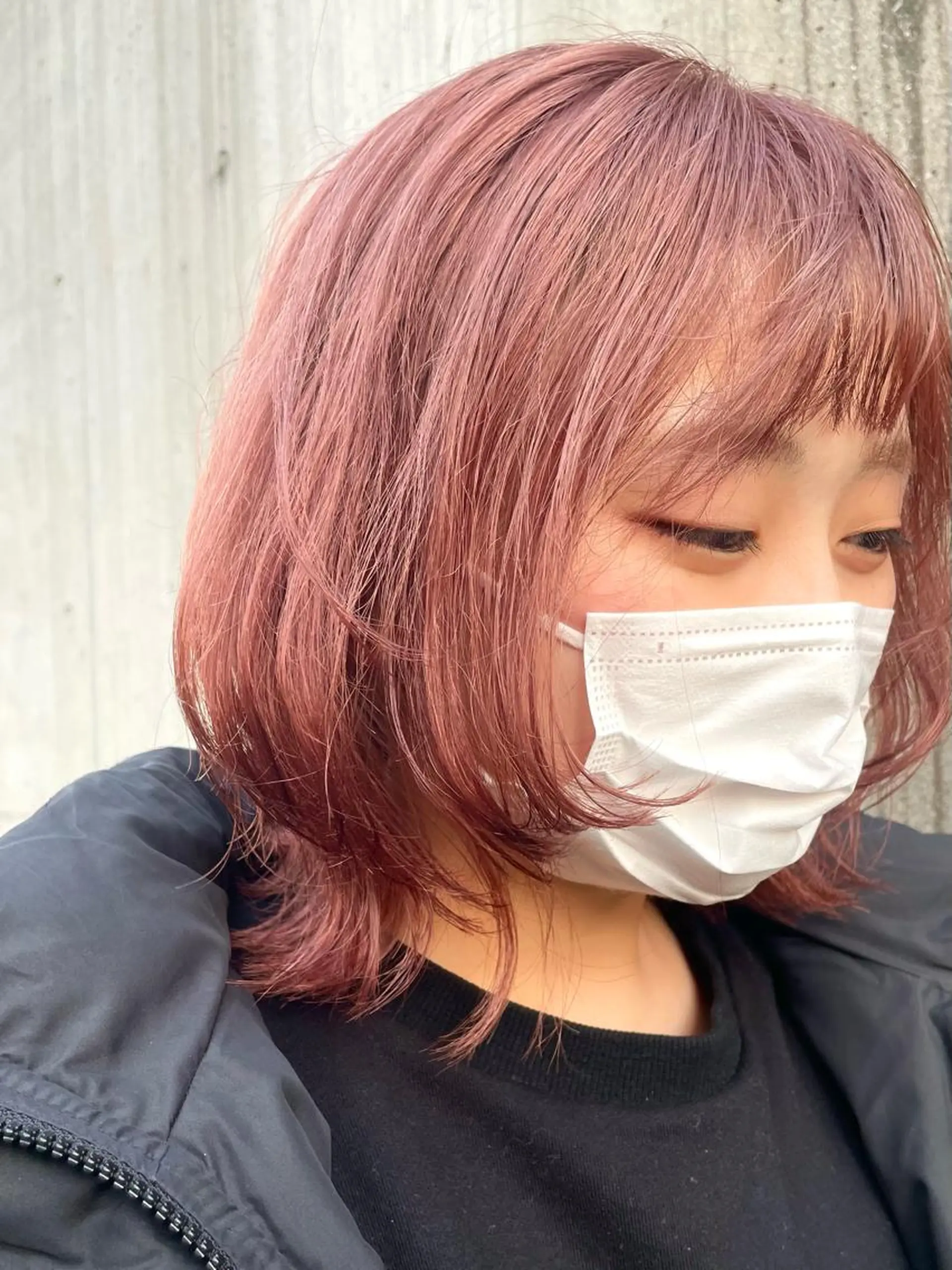 セミロング カラー パーマ 海外レイヤー 🇺🇸/ヒナコのヘアスタイル