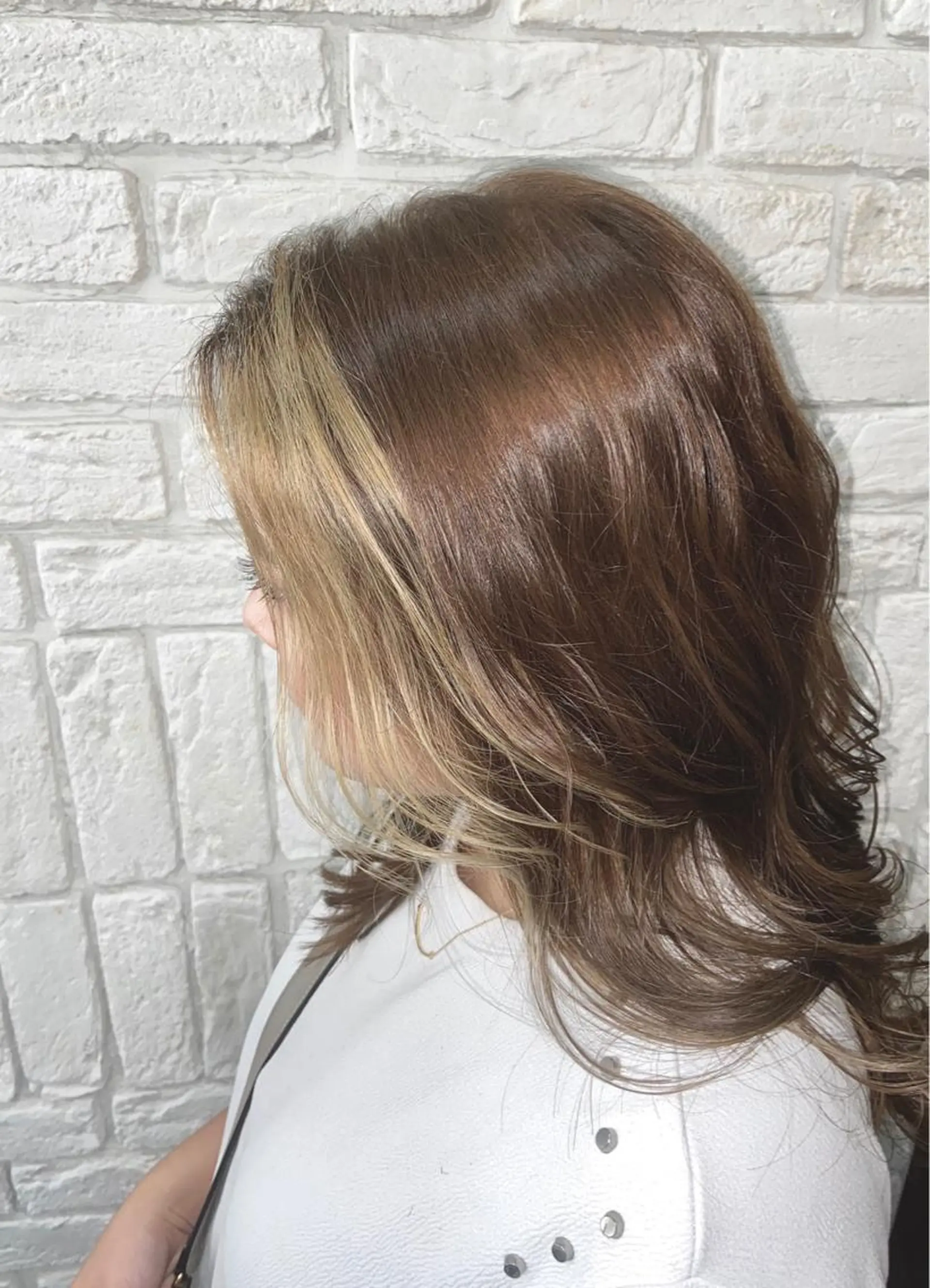 セミロング カラー 🦉静かに過ごしたい 方、個室席🦉タナカのヘアスタイル