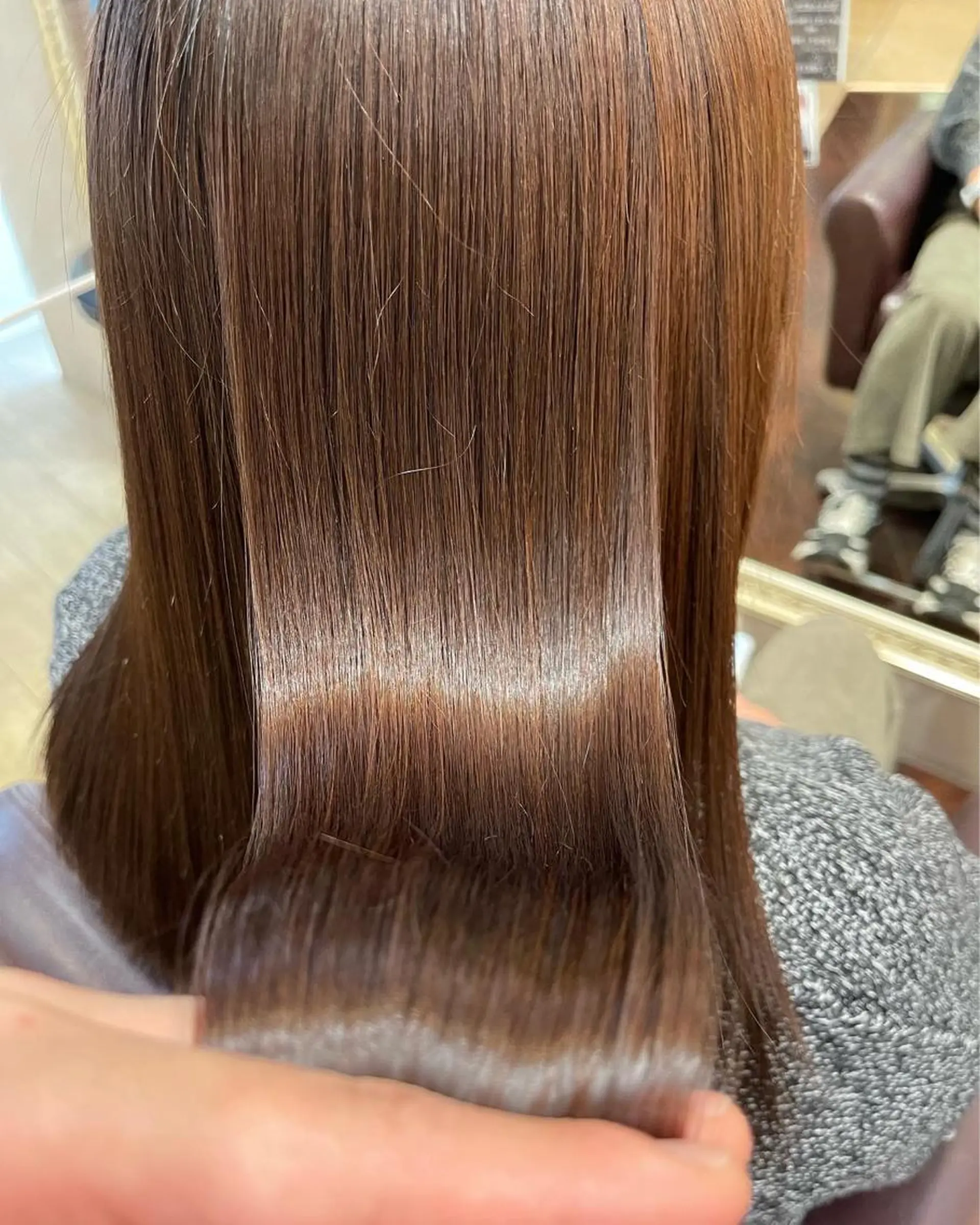 セミロング 縮毛矯正 トリートメント 髪質改善専門サロン/ 透明感カラー齊藤謙介のヘアスタイル