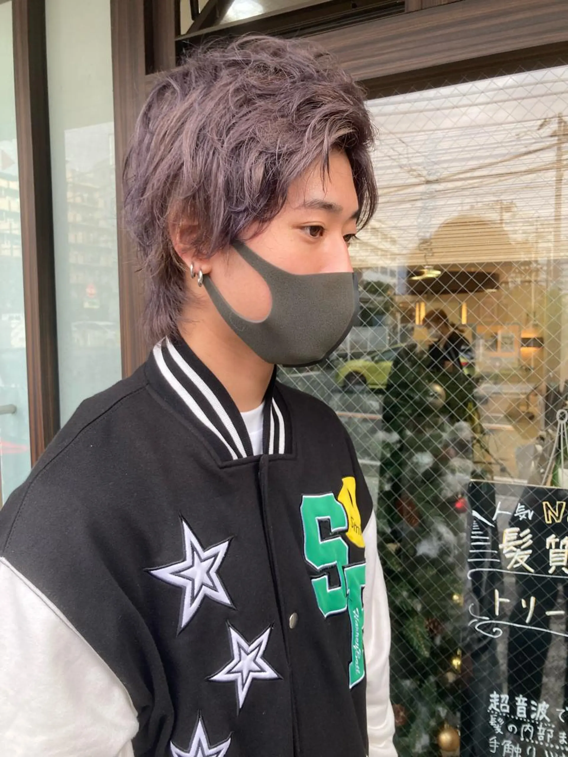 カラー メンズ 永井 大希のヘアスタイル