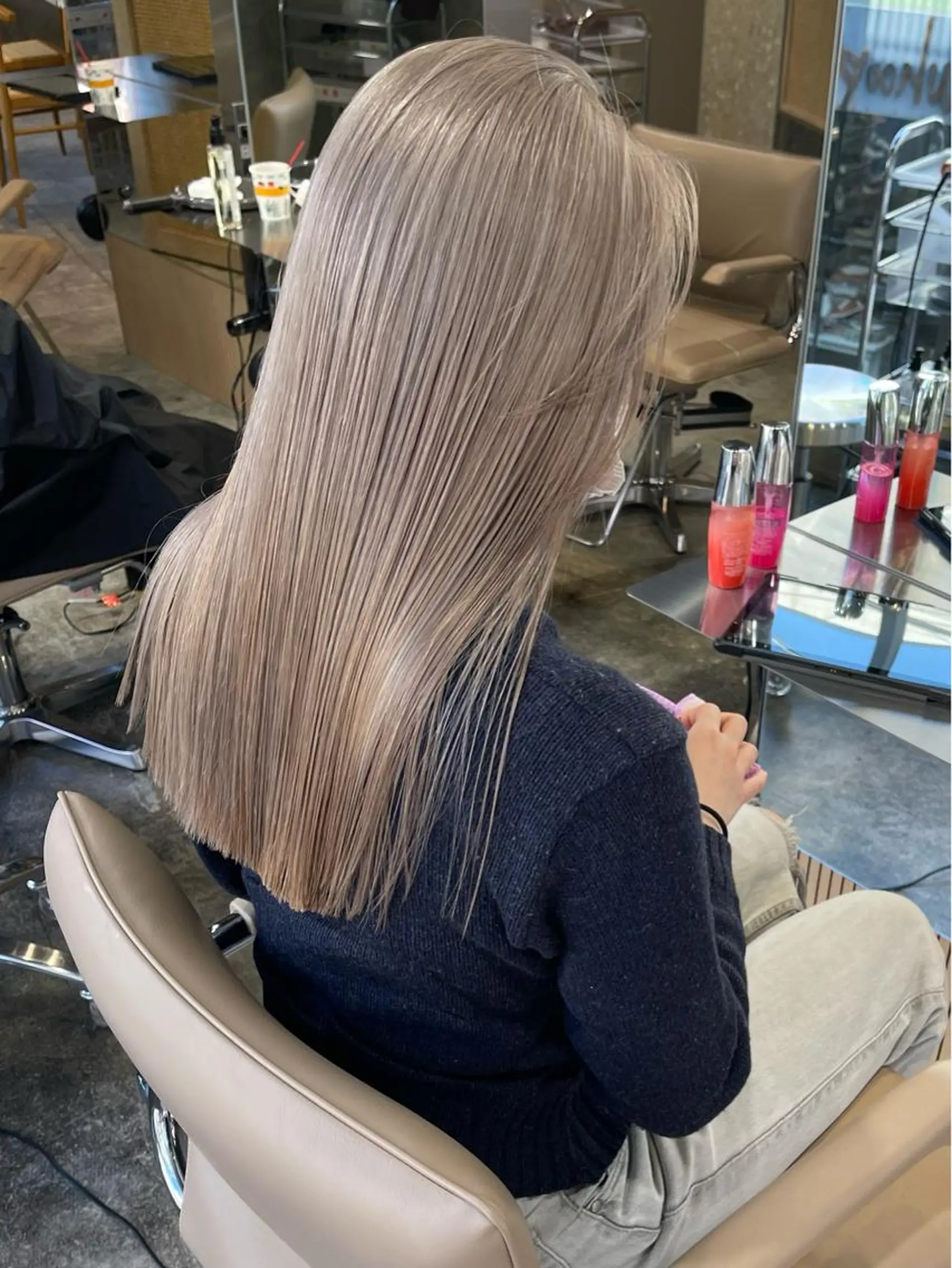 ロング ボブカット 💎坪谷のヘアスタイル