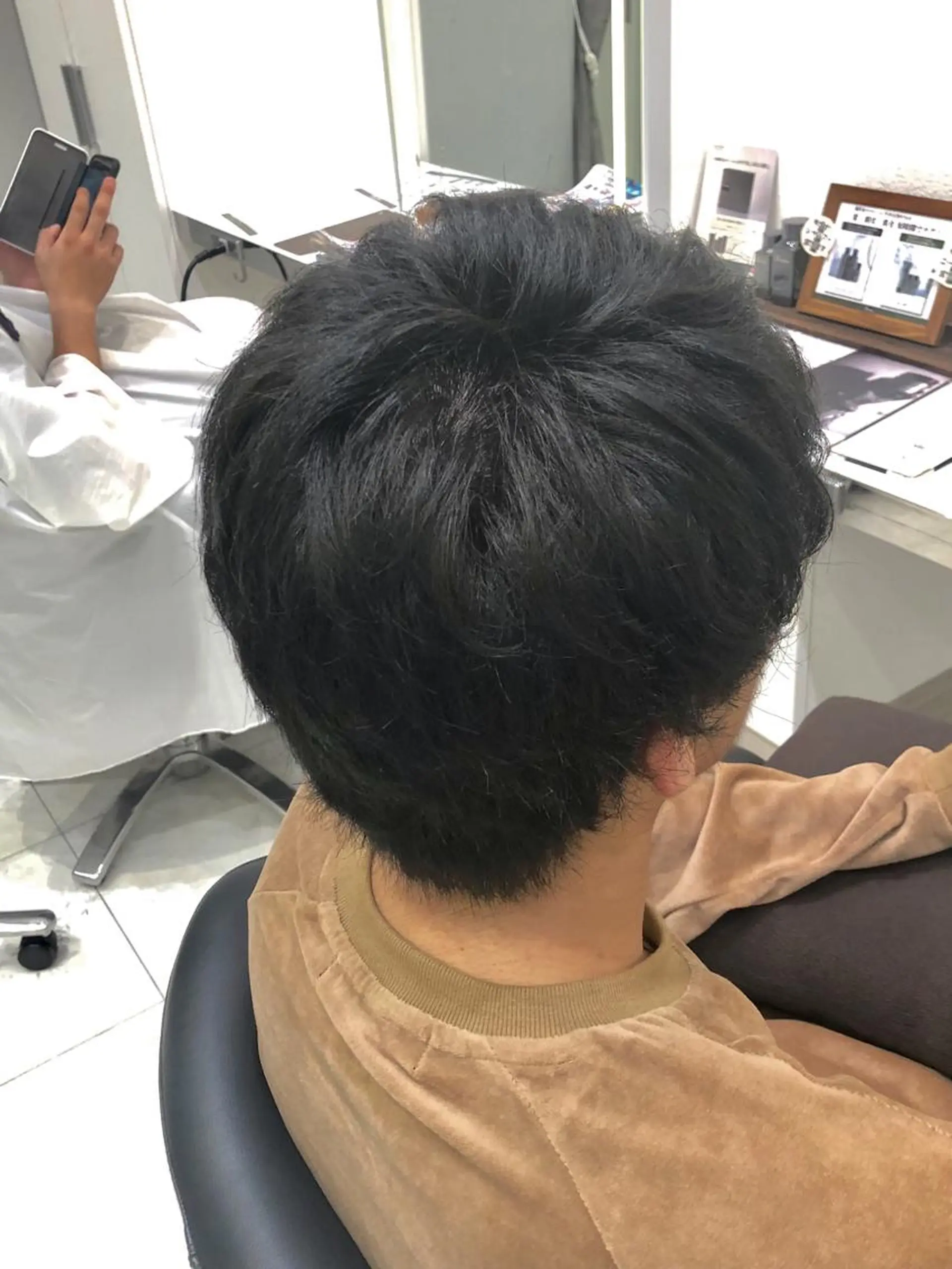 メンズ 岸 保奈美のヘアスタイル