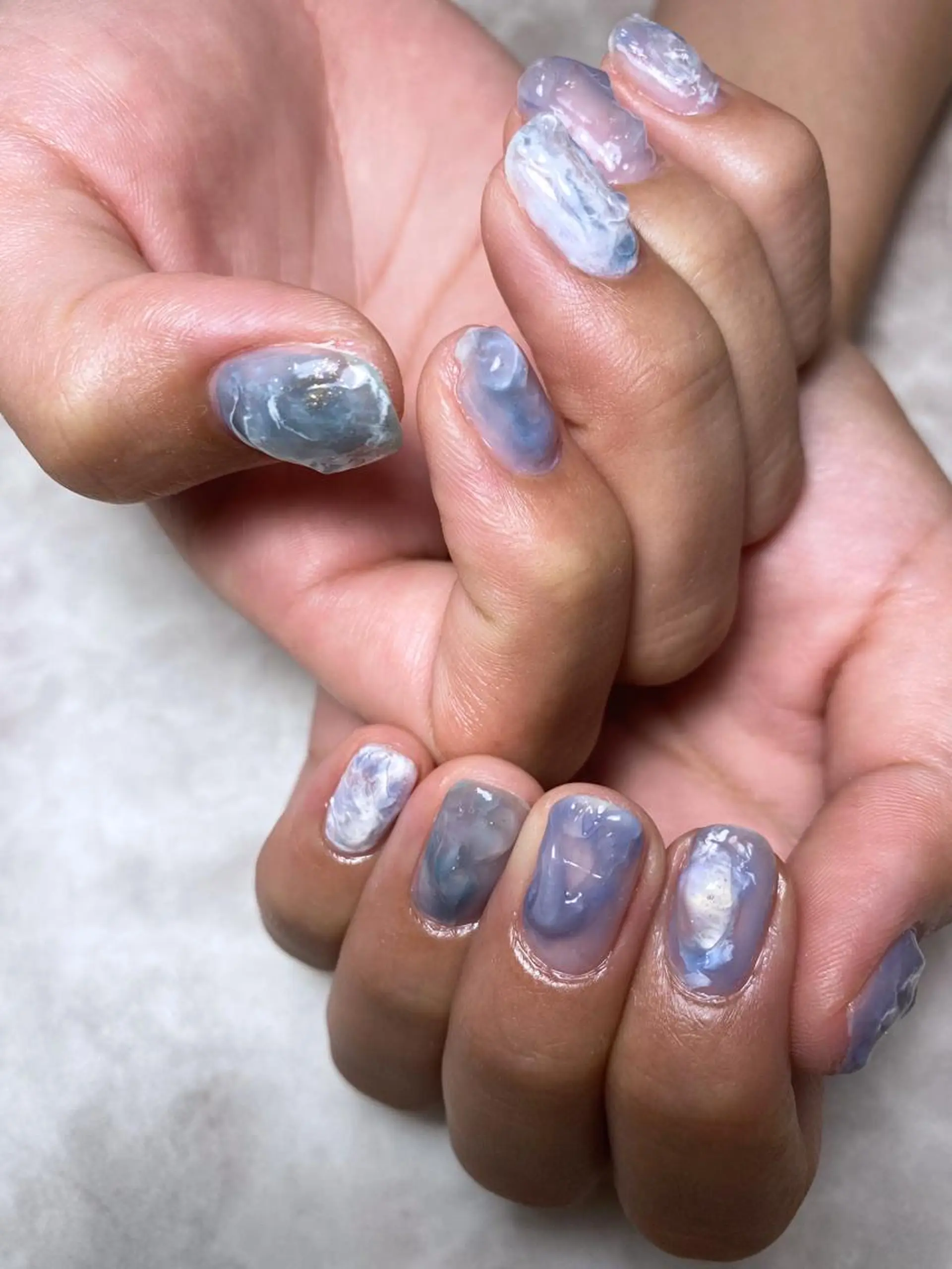 ネイル ニュアンスネイル ハンドネイル ハンドケア 🌿Charme🌿 MAIのネイルデザイン