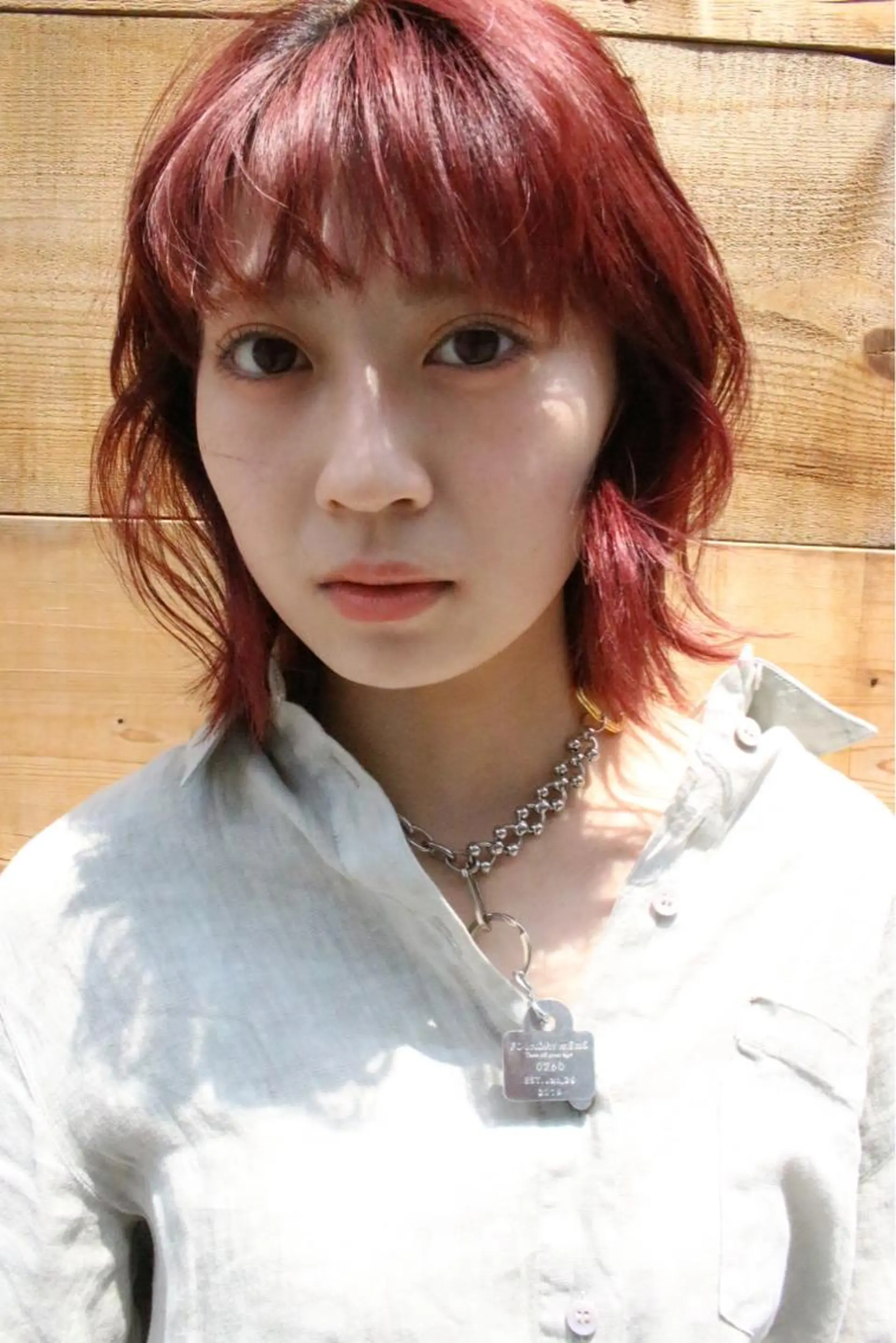 ミディアム カラー myu 🐈‍⬛のヘアスタイル