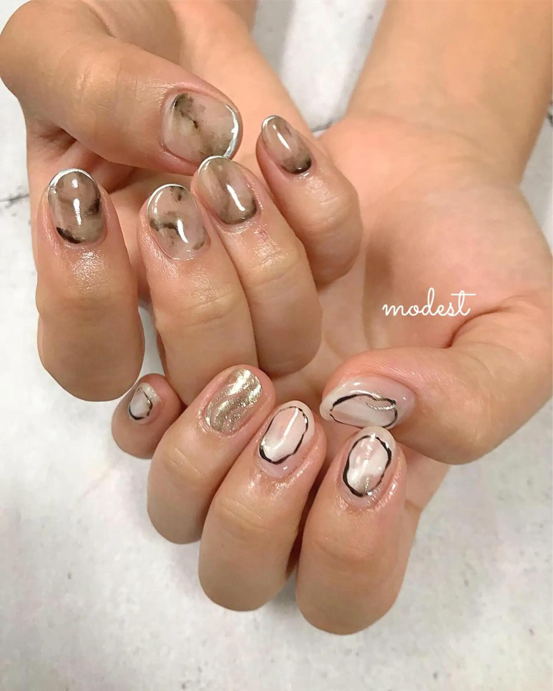 ネイル 久田 悠佳のネイルデザイン