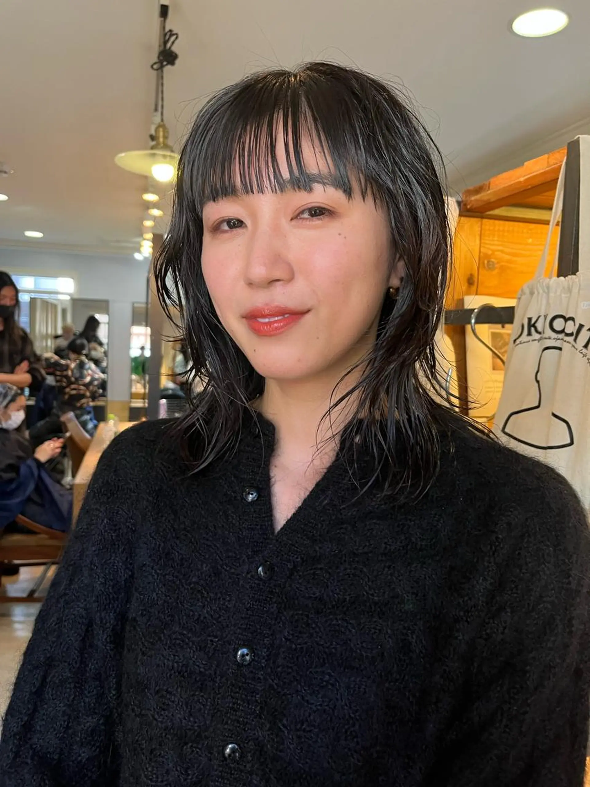 セミロング パーマ カット パーマ NOUN所属・eri kinjoのヘアスタイル