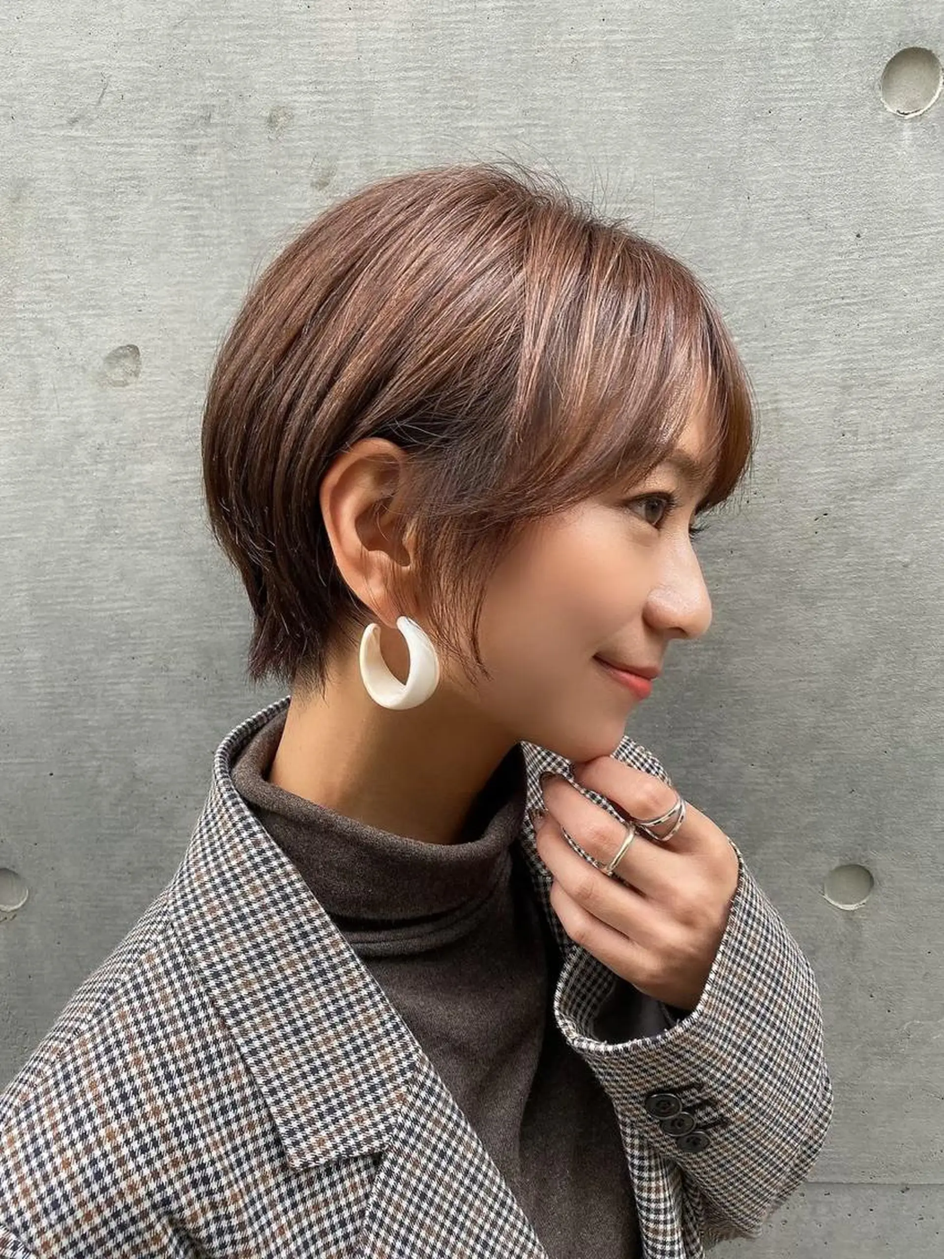 カラー ヘアカラー トリートメント ヘッドスパ taiga ショート /レイヤー/矯正🌈のヘアスタイル