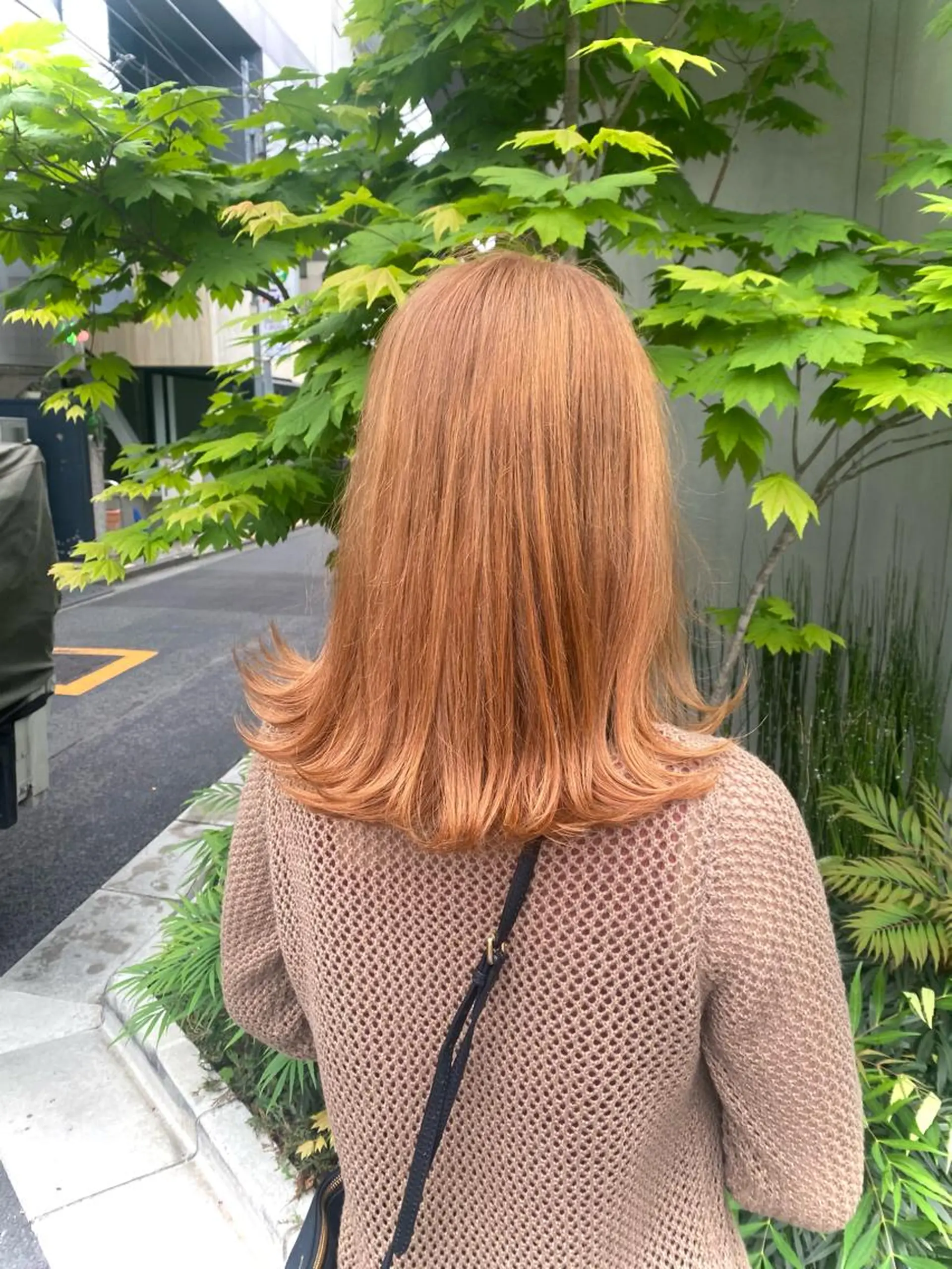 セミロング トリートメント オーガニックカラー/ 表参道/ルカのヘアスタイル