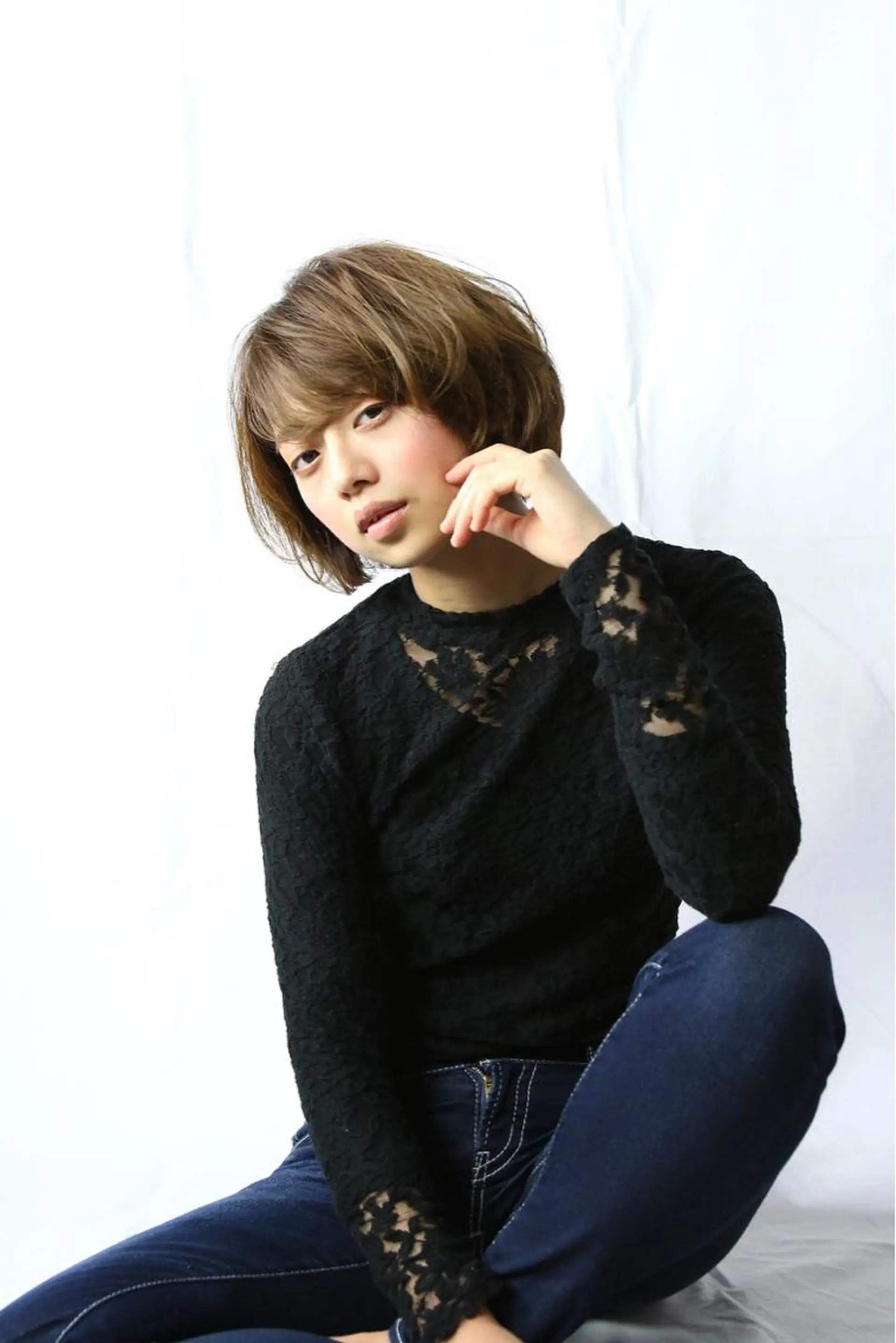 ミディアム メンズ 髪質改善 ami byAbsoのヘアスタイル