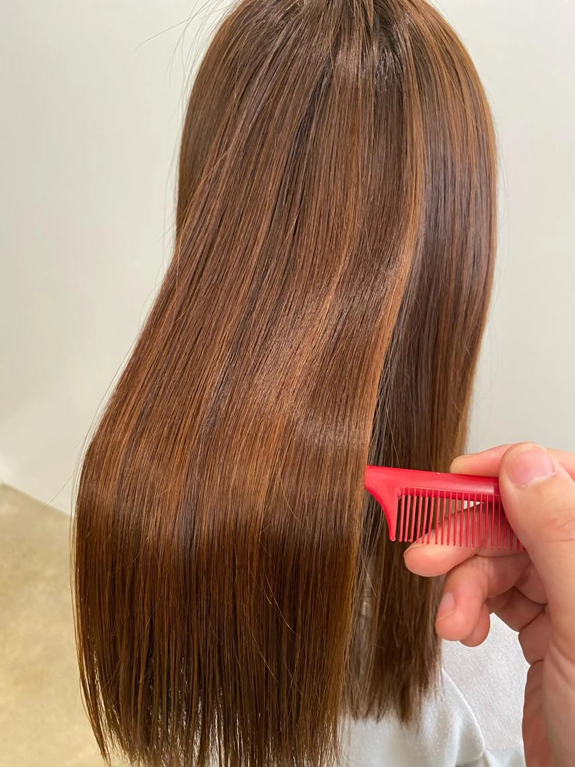 ロング 髪質改善 ヘアカラー 縮毛矯正 トリートメント ヘッドスパ YU KIのヘアスタイル