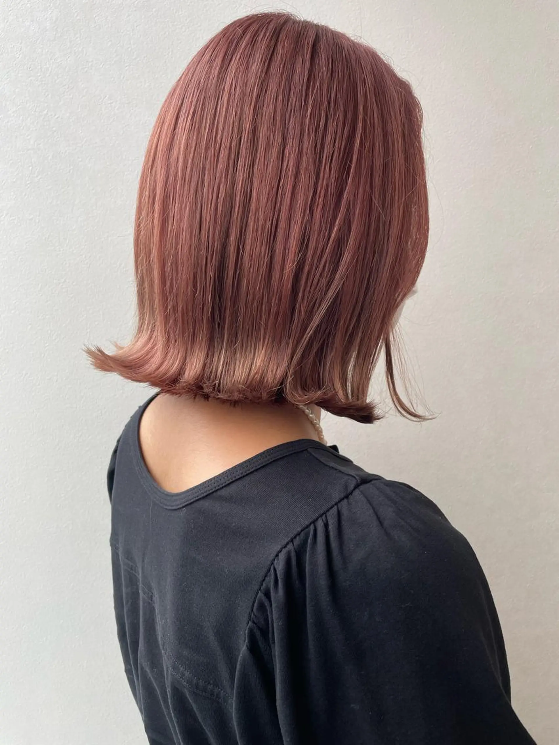 ショート カラー ベージュカラー ピンクカラー ピンクベージュ 髪質改善/ブリーチ 田代 龍我のヘアスタイル