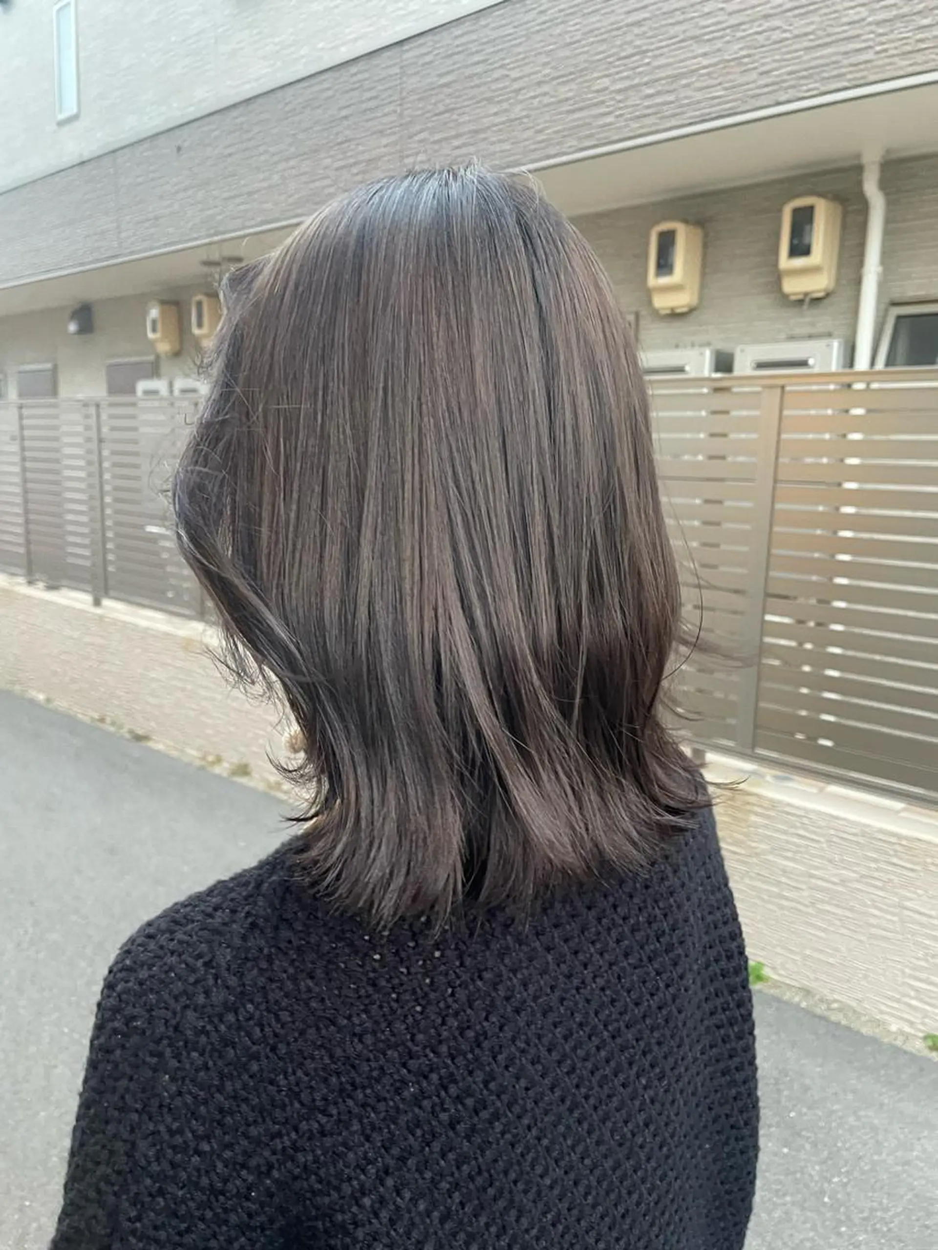 ミディアム ヘアカラー トリートメント 木村 真知子のヘアスタイル