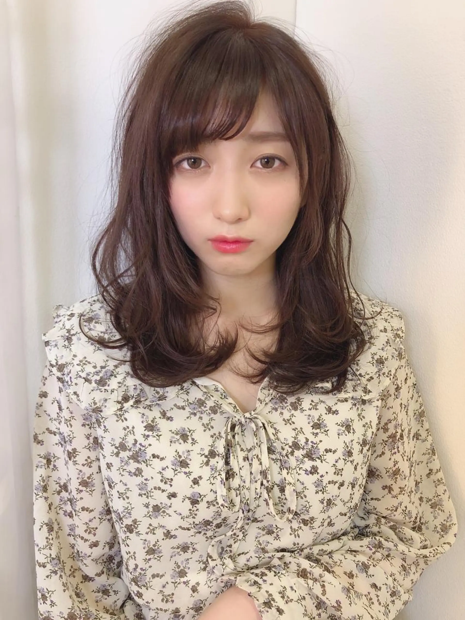 ロング カラー 店長/mao/ 前髪/顔周りカットのヘアスタイル